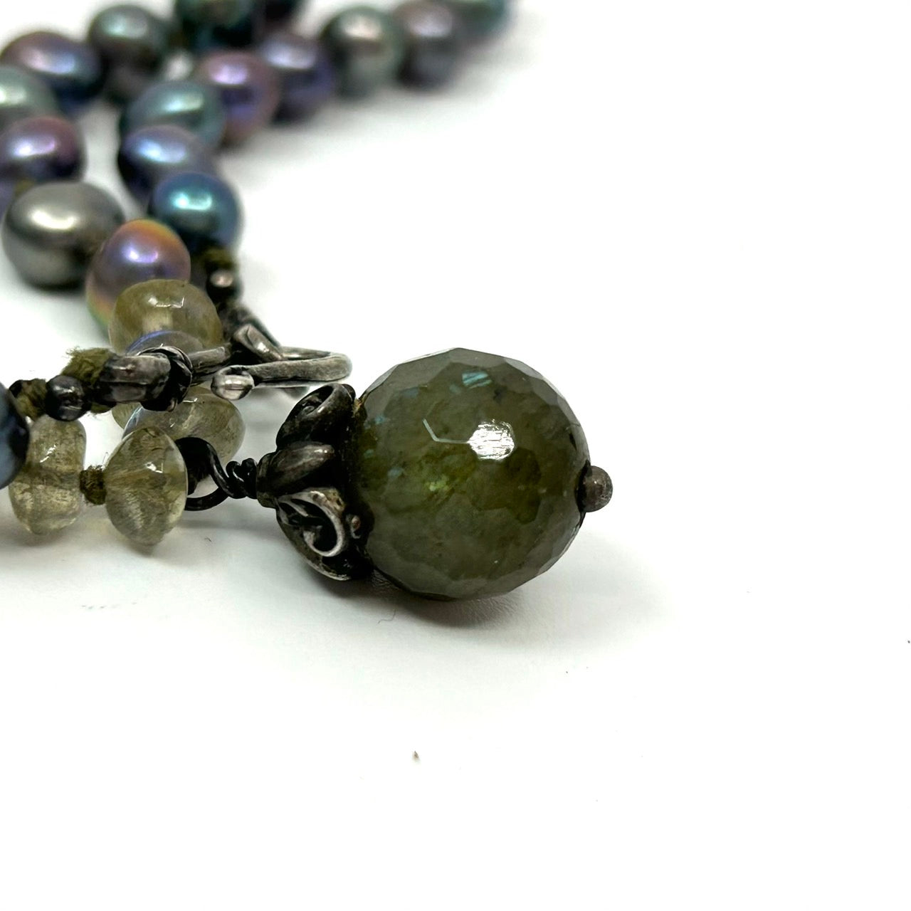 本真珠 バロックパール 染めパール 黒 ブラック ネックレス 首飾り レディース