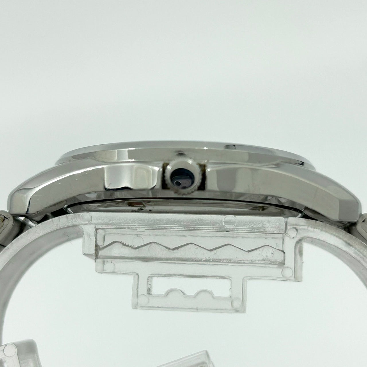 【電池交換済／美品】セイコー SEIKO メンズ腕時計 7N43-0AM0 540136 クオーツ アナログ ラウンド ブルー文字盤 シルバー デイデイト カレンダー ビジネスウォッチ クラシック シンプル ステンレス クリーニング済み G1