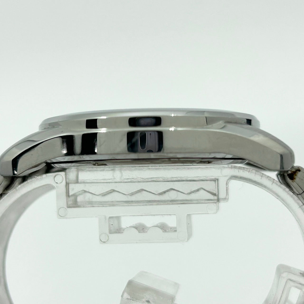 【電池交換済／美品】セイコー SEIKO メンズ腕時計 7N43-0AM0 540136 クオーツ アナログ ラウンド ブルー文字盤 シルバー デイデイト カレンダー ビジネスウォッチ クラシック シンプル ステンレス クリーニング済み G1