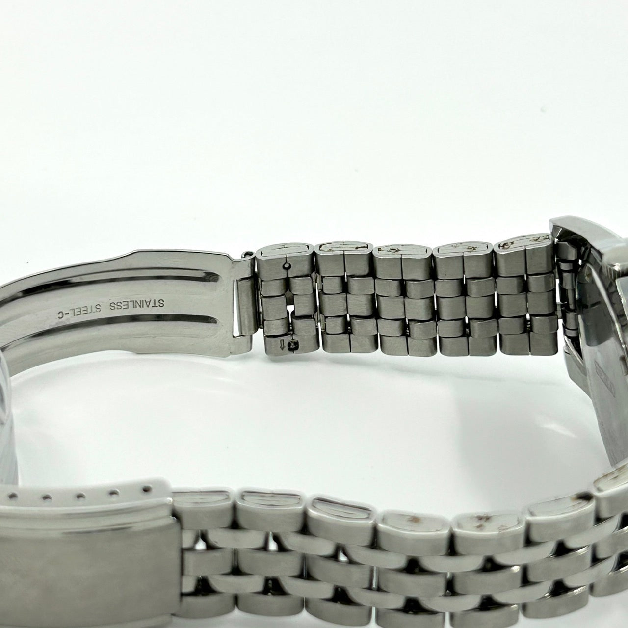 【電池交換済／美品】セイコー SEIKO メンズ腕時計 7N43-0AM0 540136 クオーツ アナログ ラウンド ブルー文字盤 シルバー デイデイト カレンダー ビジネスウォッチ クラシック シンプル ステンレス クリーニング済み G1