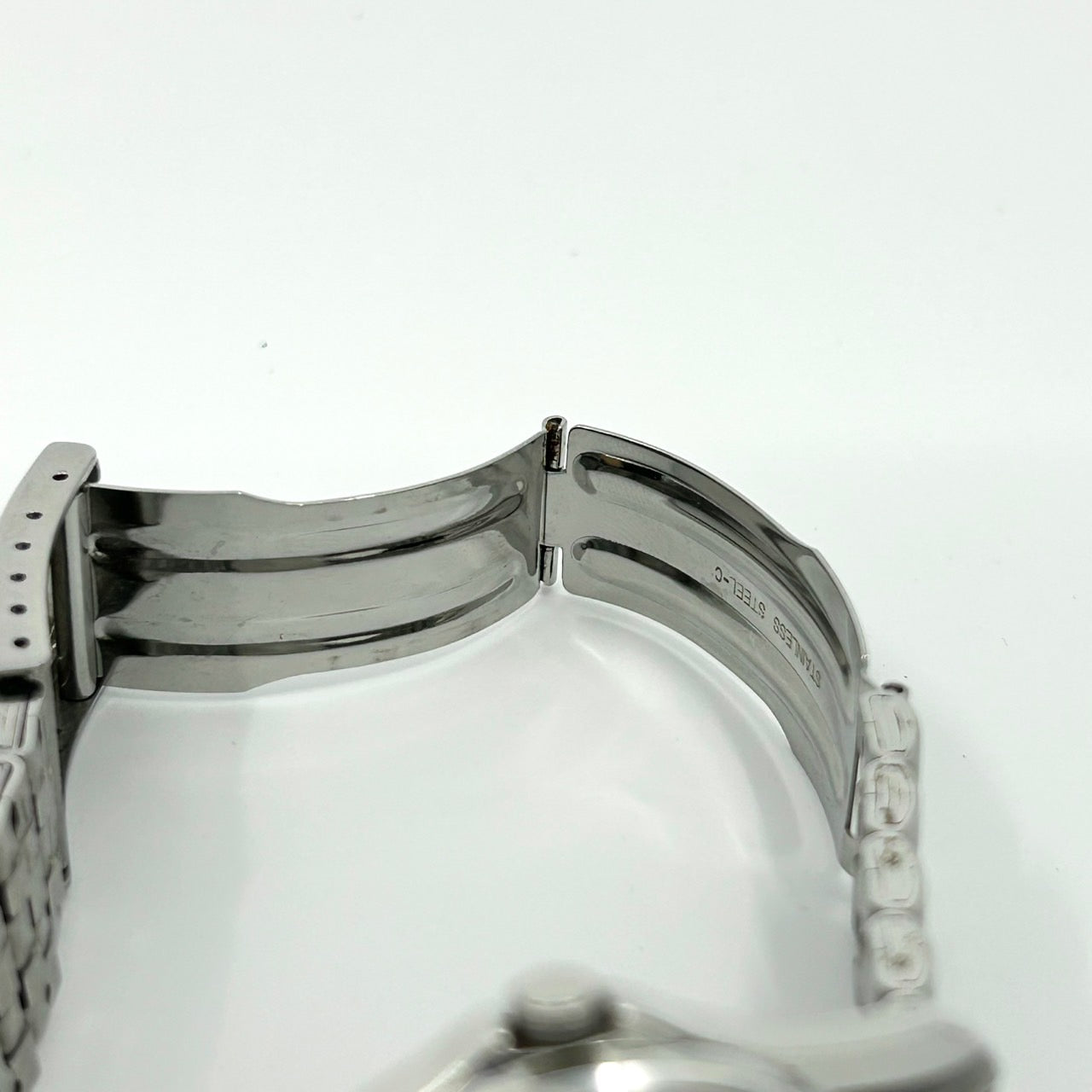 【電池交換済／美品】セイコー SEIKO メンズ腕時計 7N43-0AM0 540136 クオーツ アナログ ラウンド ブルー文字盤 シルバー デイデイト カレンダー ビジネスウォッチ クラシック シンプル ステンレス クリーニング済み G1