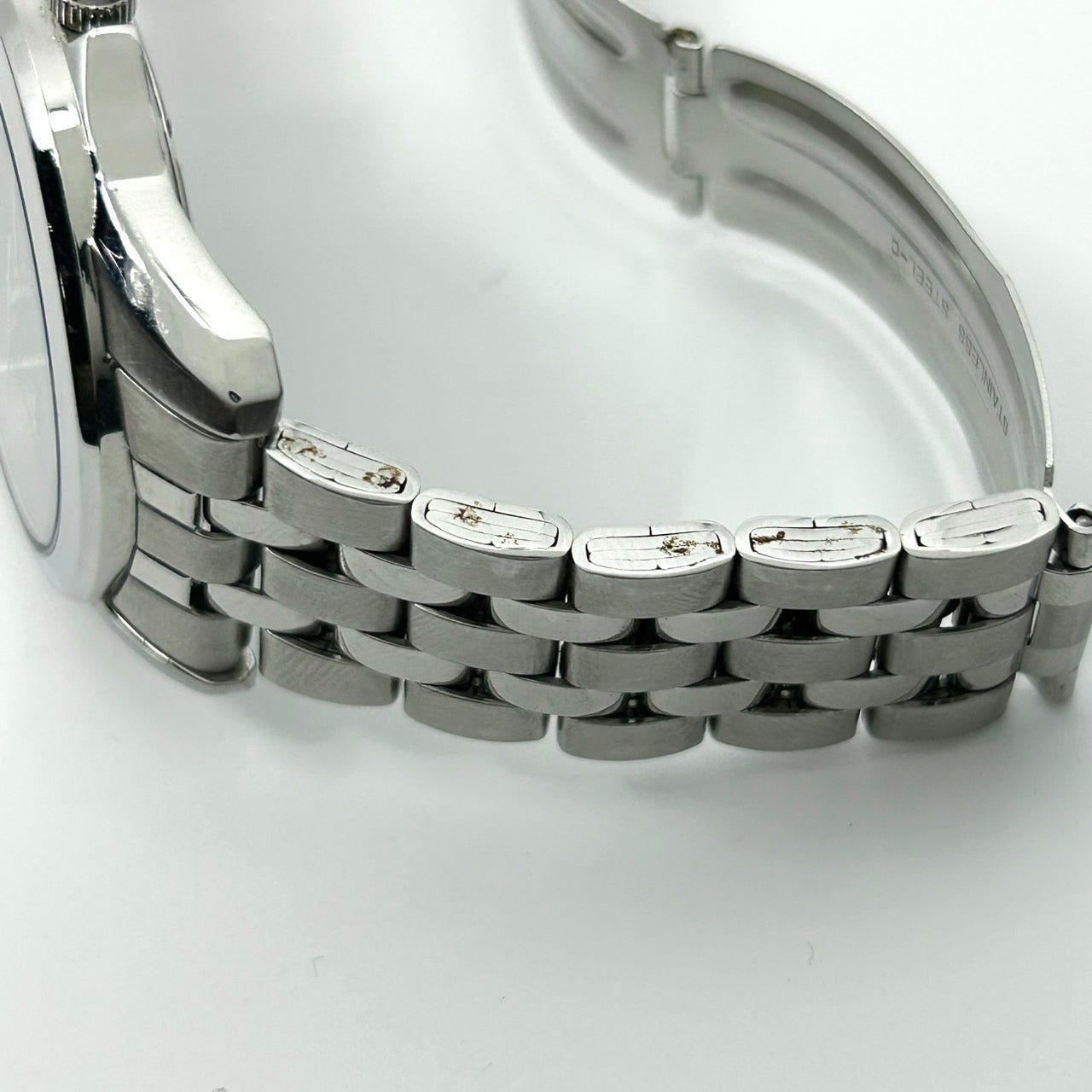 【電池交換済／美品】セイコー SEIKO メンズ腕時計 7N43-0AM0 540136 クオーツ アナログ ラウンド ブルー文字盤 シルバー デイデイト カレンダー ビジネスウォッチ クラシック シンプル ステンレス クリーニング済み G1