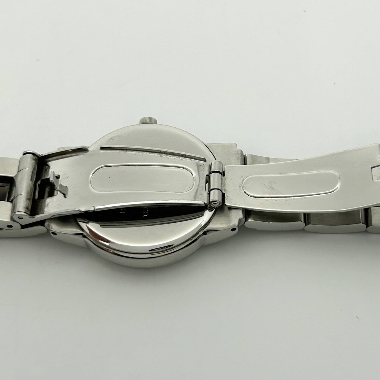 【稼働品／美品】CITIZEN Wicca シチズン ウィッカ ソーラー ユニセックス 腕時計 6329-S004942 ラウンド パープル文字盤 シルバー デイデイト 24時間計 マルチファンクション エレガント クラシック クリーニング済み G1