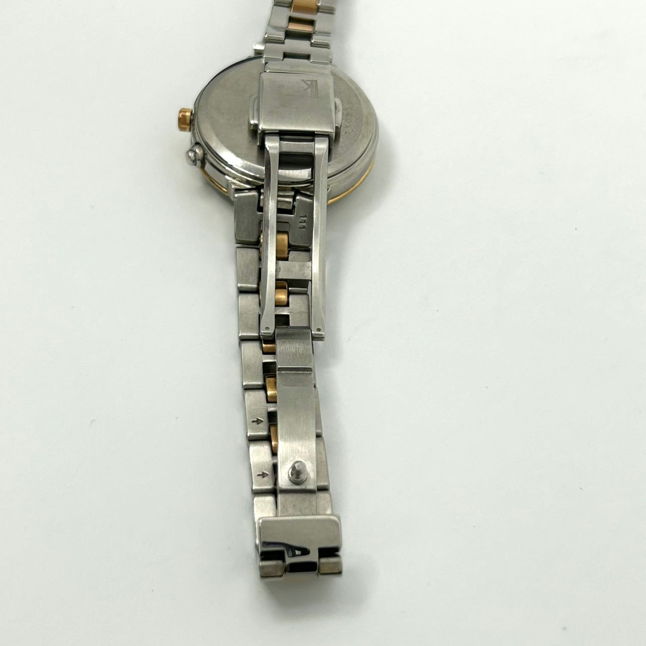 【稼働品】SEIKO LUKIA セイコー ルキア レディース腕時計 ソーラー電波 1B25-0AK0 ワールドタイム デイト ピンク文字盤 シルバー ゴールド コンビカラー エレガント ビジネス クラシックデザイン クリーニング済み G6