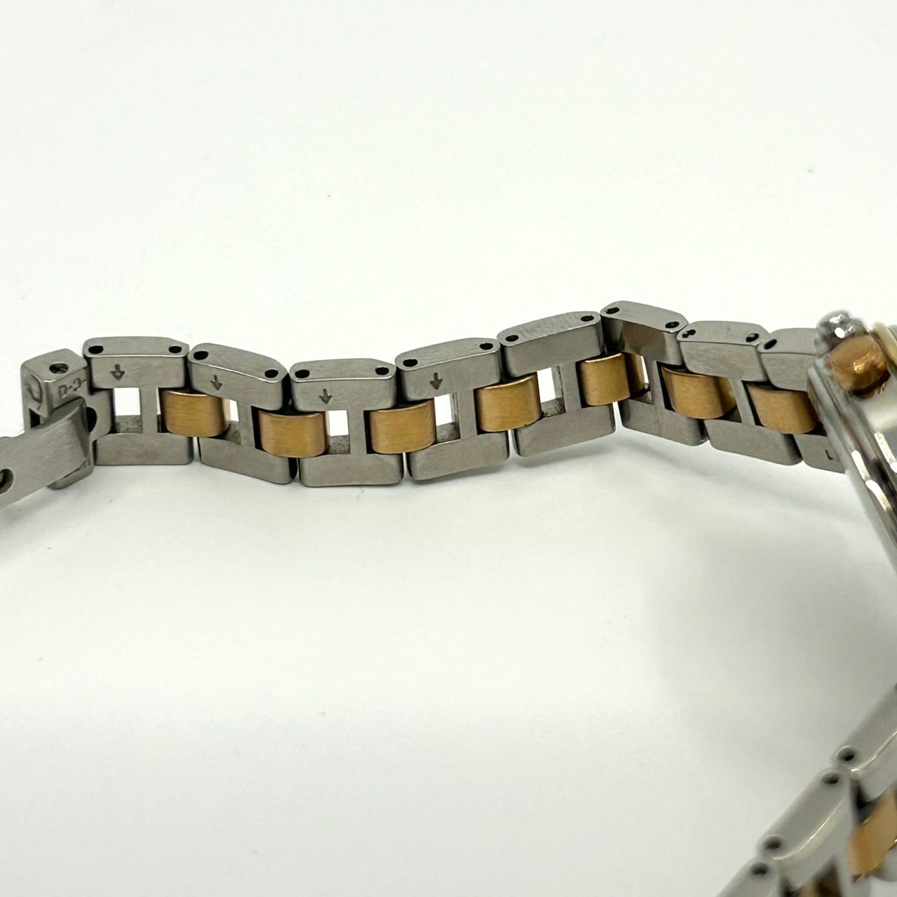 【稼働品】SEIKO LUKIA セイコー ルキア レディース腕時計 ソーラー電波 1B25-0AK0 ワールドタイム デイト ピンク文字盤 シルバー ゴールド コンビカラー エレガント ビジネス クラシックデザイン クリーニング済み G6