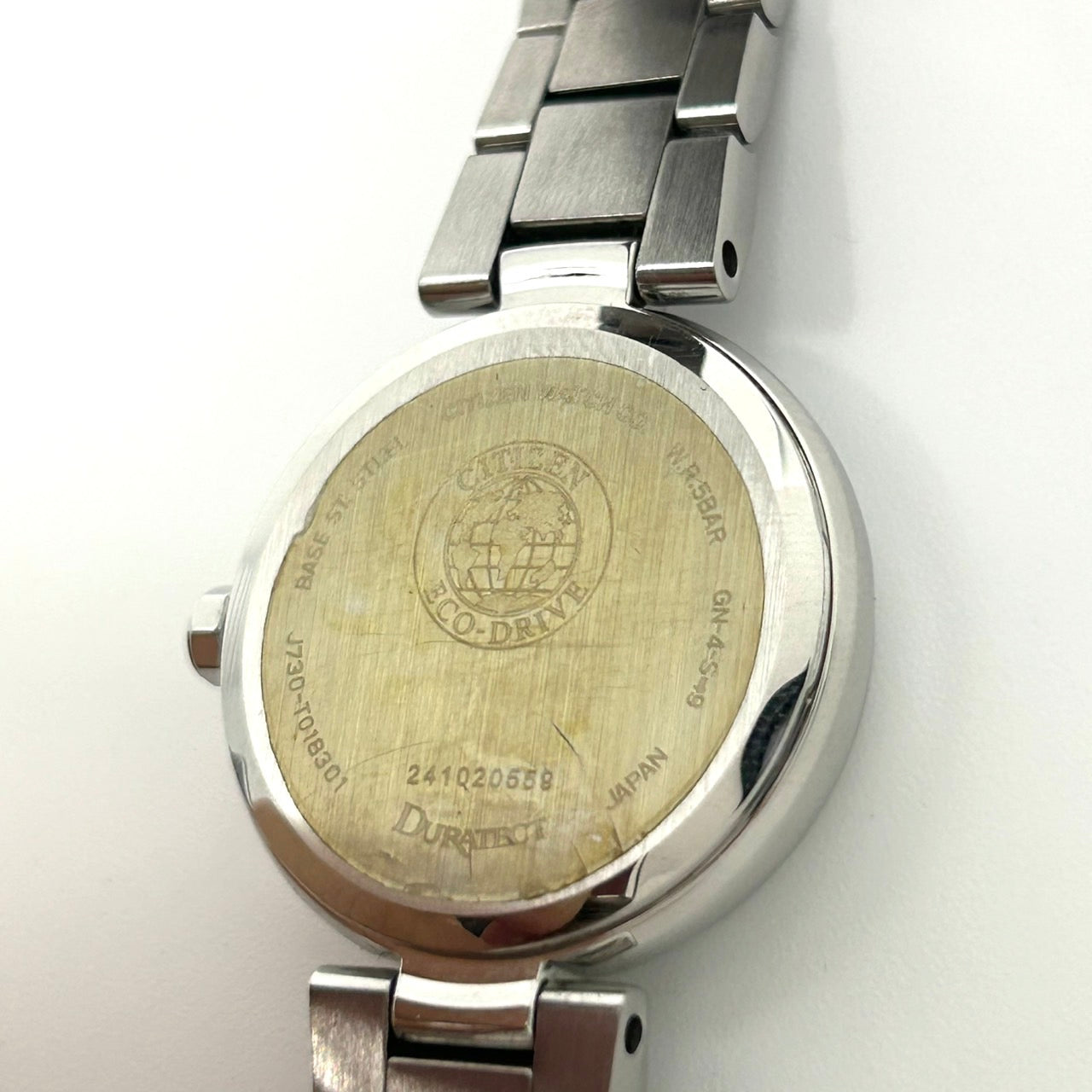 【稼働品/美品】CITIZEN xC シチズン クロスシー レディース腕時計 エコドライブ J730-T018301 ピンクシェル文字盤 ダイヤモンド ラウンド アナログ ソーラー エレガント フェミニン ビジネス クリーニング済み G6