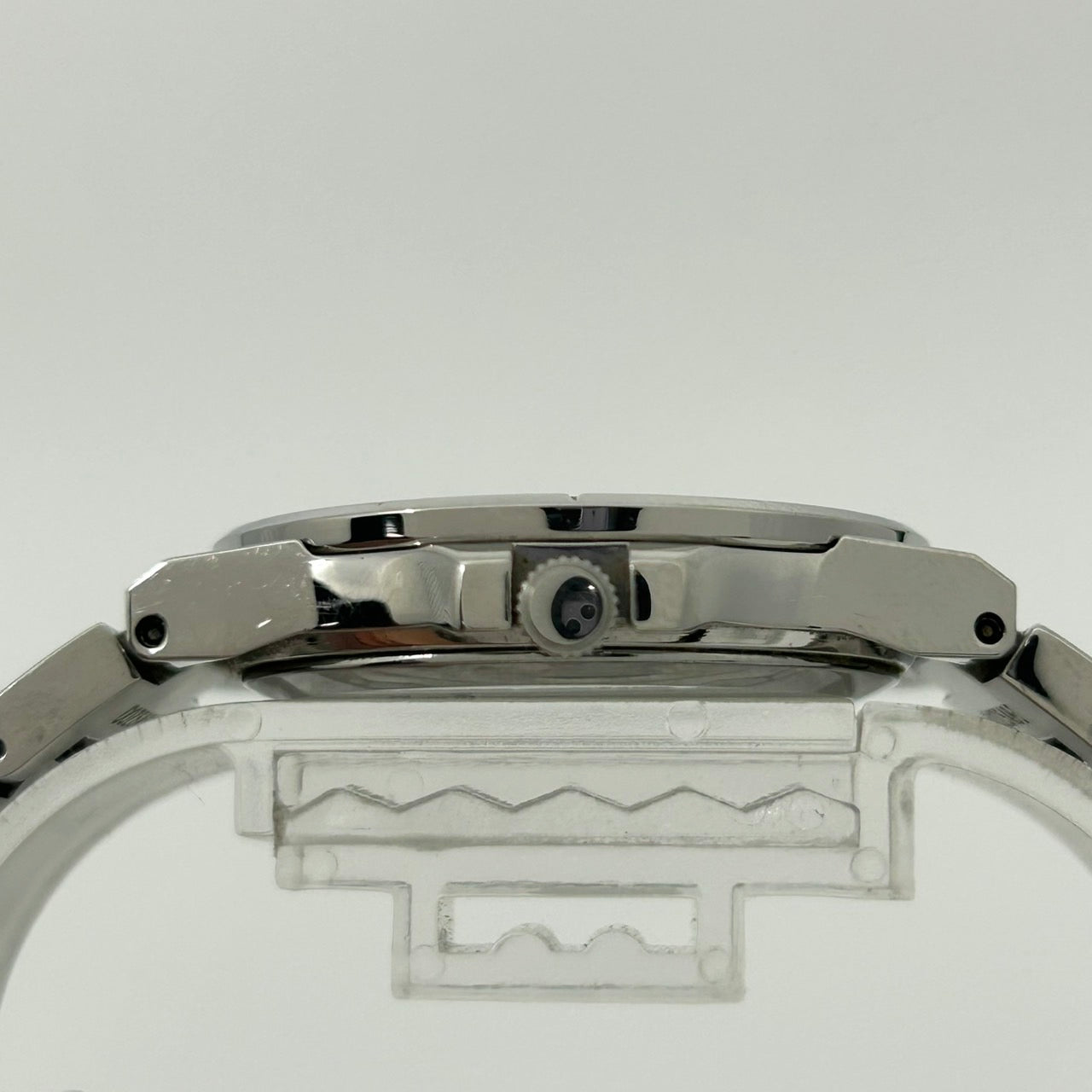 【稼働品／箱付き】SEIKO LUKIA セイコー ルキア 腕時計 5Y89-0B30 ピンク文字盤 クオーツ マルチファンクション デイデイト 24時間計 ラウンド アナログ 10気圧防水 ステンレス エレガント クラシック クリーニング済み G1