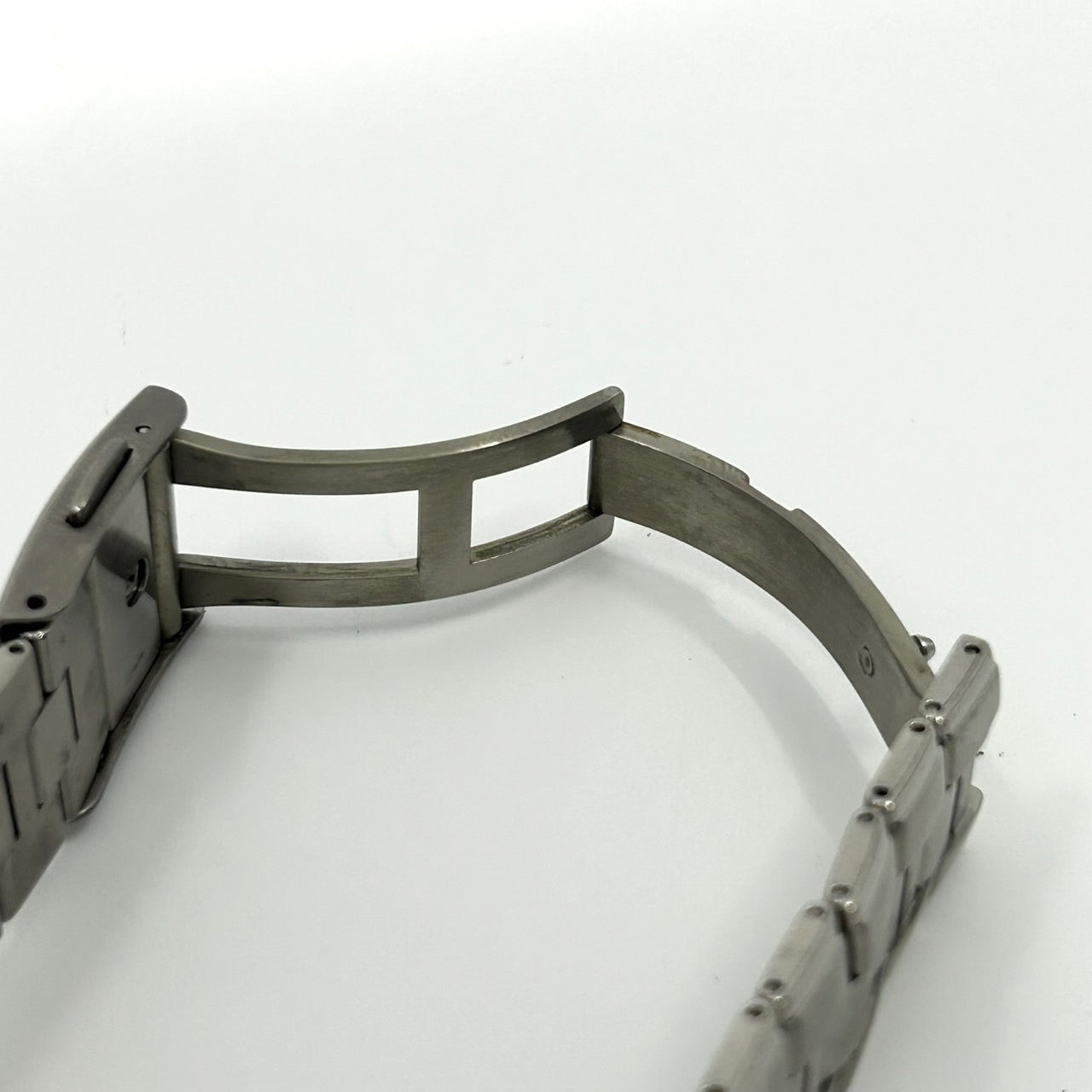 【稼働品】CITIZEN ATTESA シチズン アテッサ メンズ腕時計 エコドライブ H410 電波ソーラー チタン ブラック文字盤 デイト アナログ ビジネスウォッチ スタイリッシュ クラシックデザイン DURATECT クリーニング済み G6