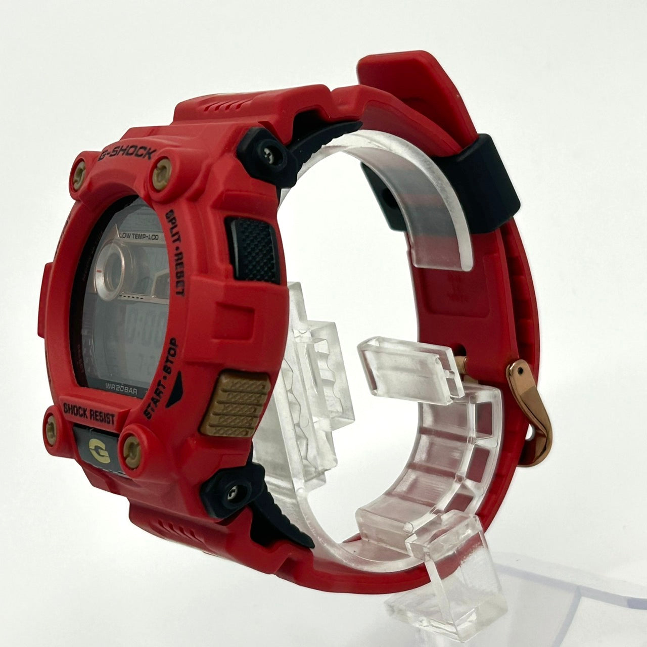 【未使用級／稼働品／箱付き】CASIO G-SHOCK Gショック G-7900SLG 七福神 寿老人モデル メンズ腕時計 デジタル レッド 耐衝撃構造 20気圧防水 タイドグラフ ムーンデータ 限定モデル スペシャルカラー クリーニング済み G