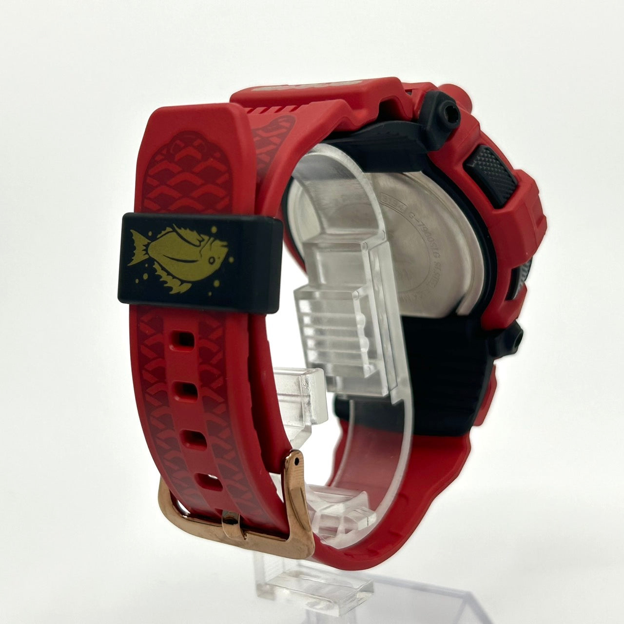 【未使用級／稼働品／箱付き】CASIO G-SHOCK Gショック G-7900SLG 七福神 寿老人モデル メンズ腕時計 デジタル レッド 耐衝撃構造 20気圧防水 タイドグラフ ムーンデータ 限定モデル スペシャルカラー クリーニング済み G