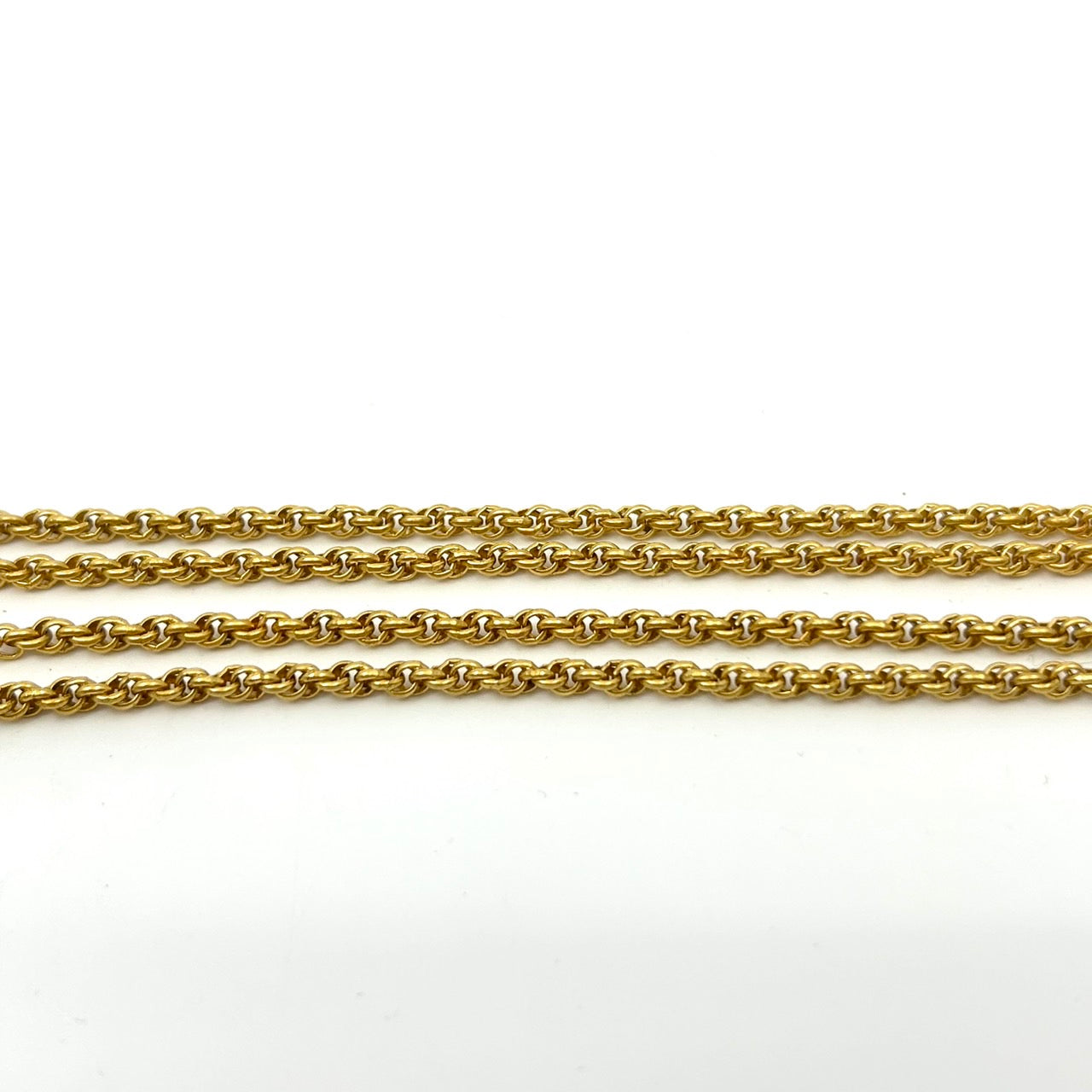 エル ELLE PARIS ゴールドカラー 金 ネックレス ペンダント ロゴチャーム付き ヴィンテージ アクセサリー レディース ジュエリー I8