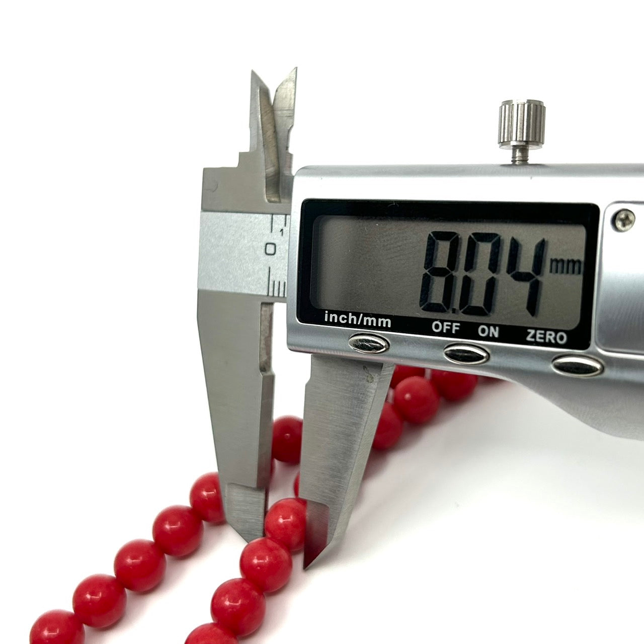 赤珊瑚 サンゴ ネックレス 丸玉 約8mm 玉 シルバー金具 本珊瑚 サンゴジュエリー レディース アクセサリー I9