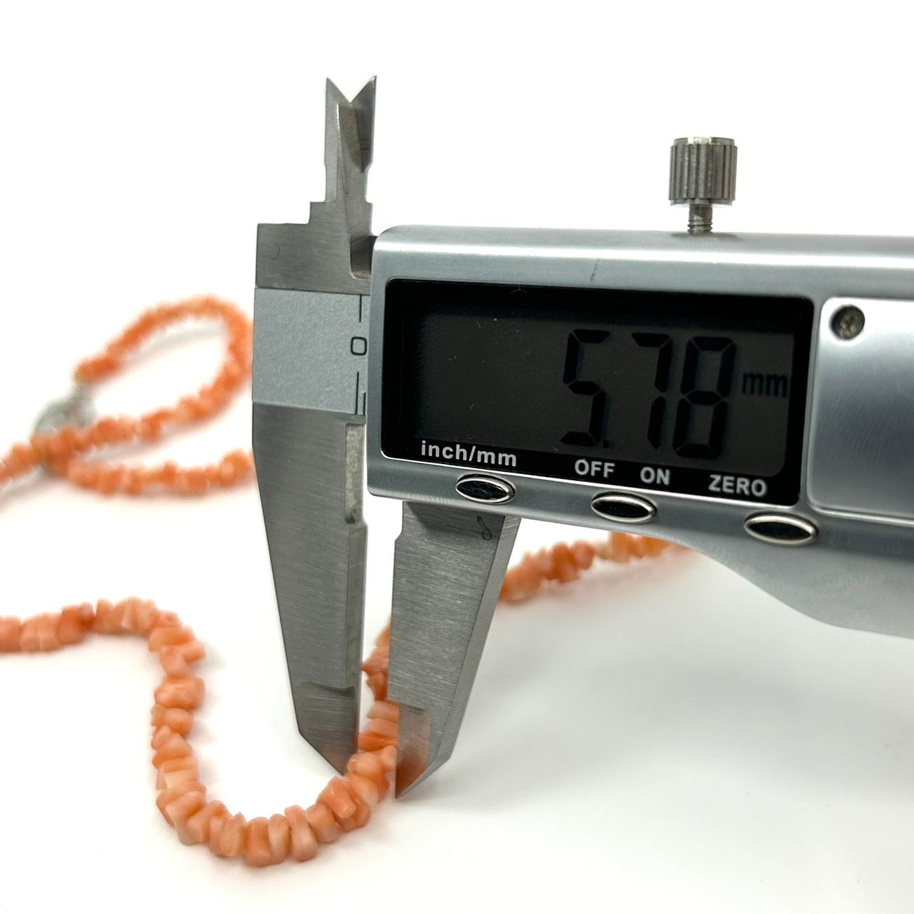 上品なオレンジ珊瑚 サンゴ ネックレス 天然素材 2連 ロングネックレス 留め具シルバー レディース アクセサリー I9