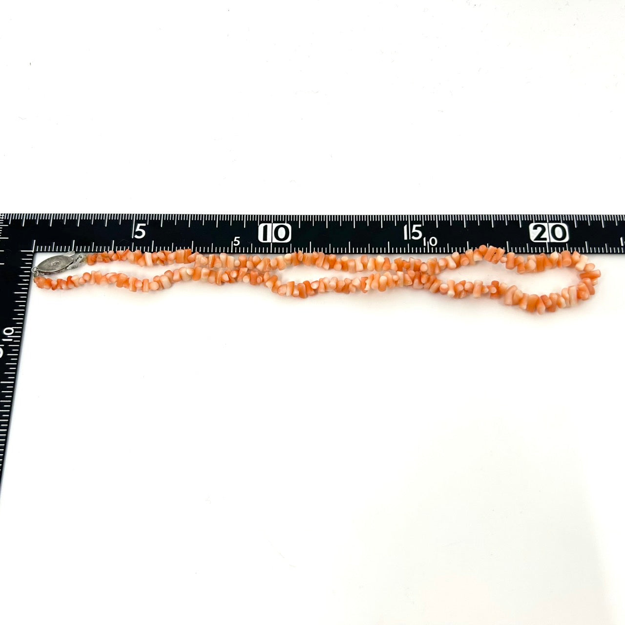 ヴィンテージ 天然サンゴ 珊瑚 ネックレス ペンダント 2連 オレンジ ピンクカラー チップデザイン 留め具付き レディース アクセサリー I9