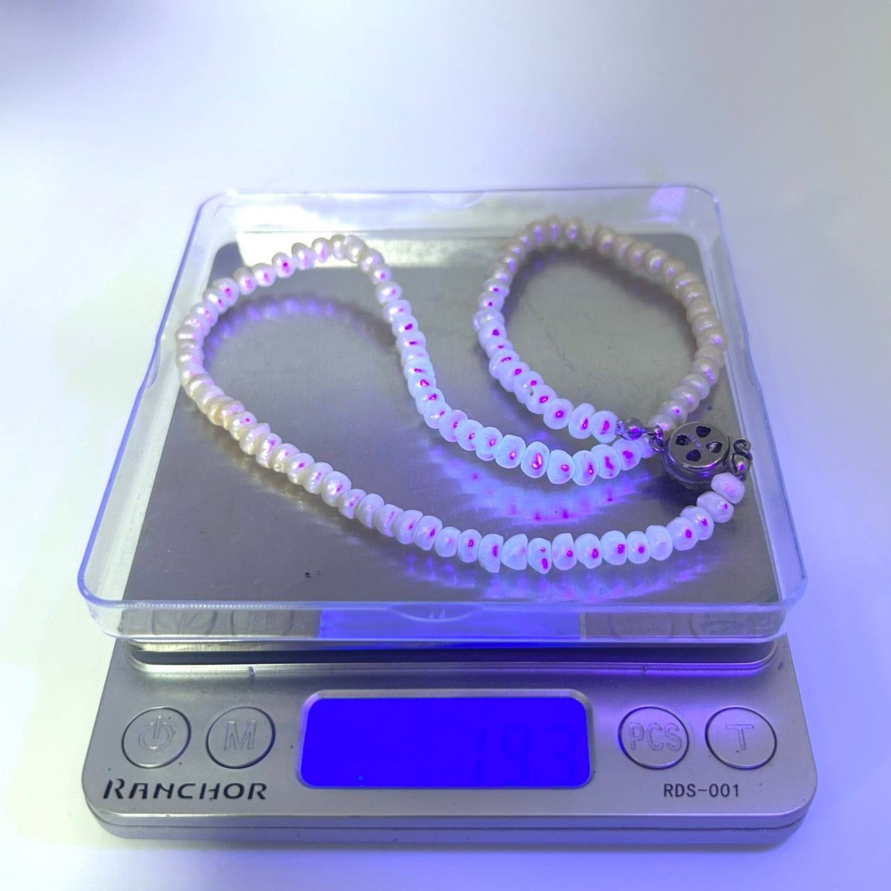 ホワイトパール ネックレス 2連 淡水真珠 本真珠 白 シルバークラスプ フォーマル エレガント 冠婚葬祭 パーティーアクセサリー I10