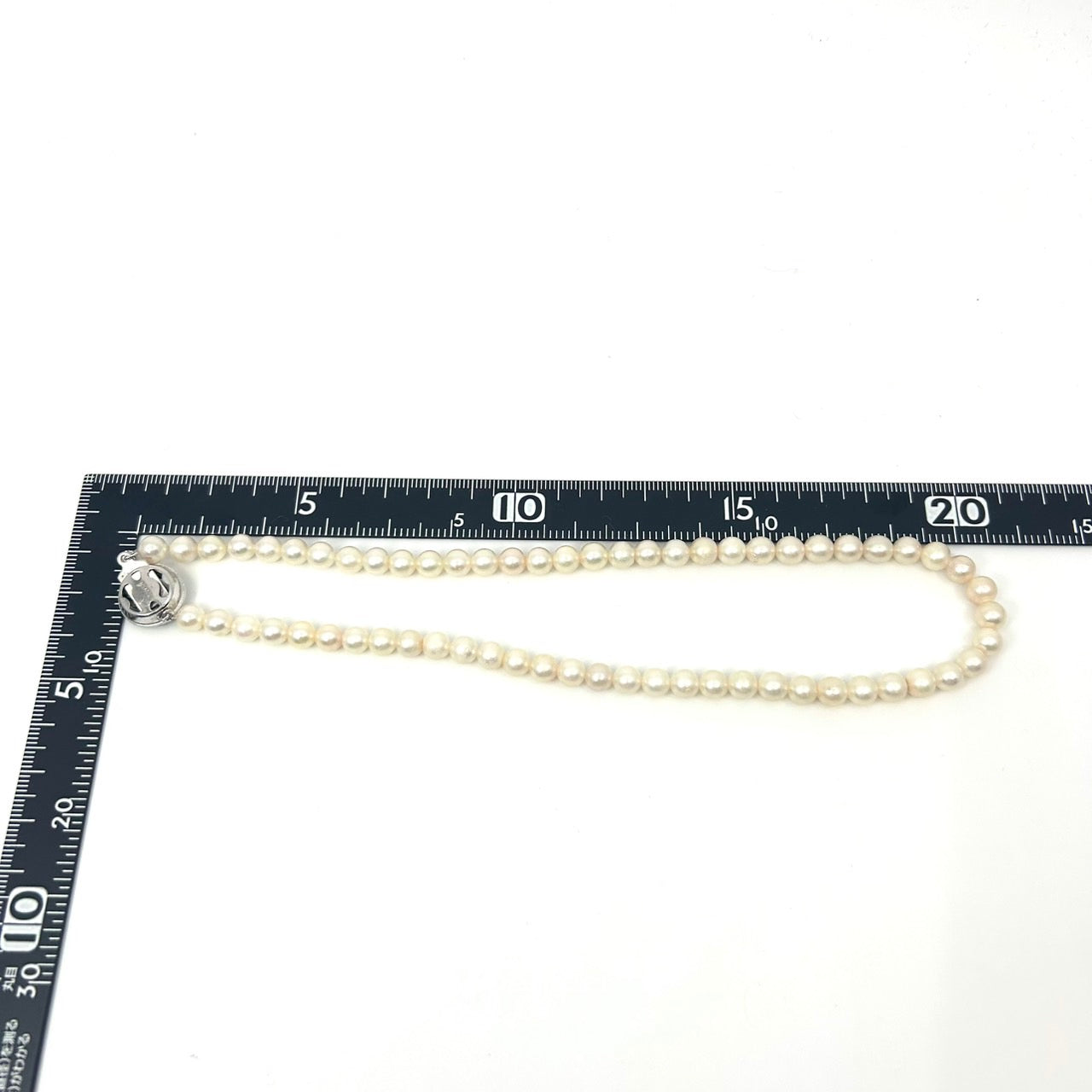 ホワイトパール ネックレス 二連 淡水真珠 本真珠 シルバークラスプ クラシカル エレガント 冠婚葬祭 フォーマルアクセサリー I10