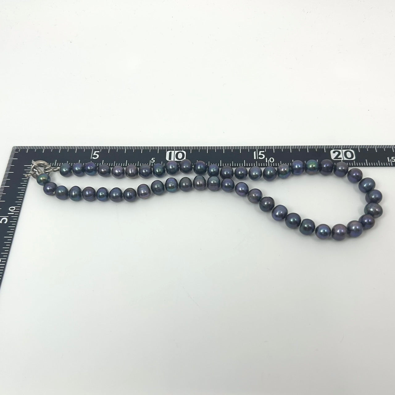 ブラックパール ネックレス ラウンド淡水真珠 本真珠 シルバー留め具 クラシカル エレガント ジュエリー フォーマルアクセサリー I10