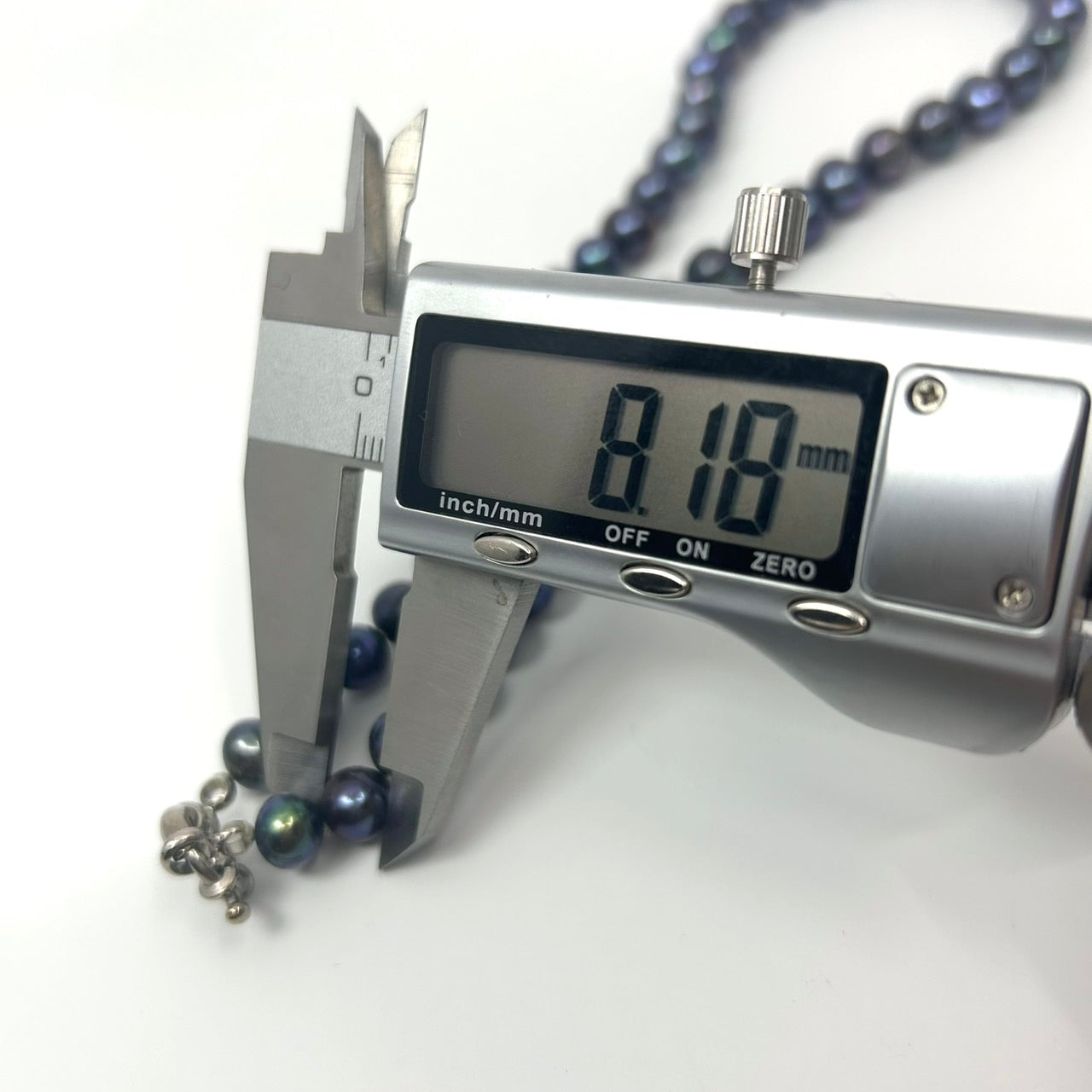 ブラックパール ネックレス ラウンド淡水真珠 本真珠 シルバー留め具 クラシカル エレガント ジュエリー フォーマルアクセサリー I10