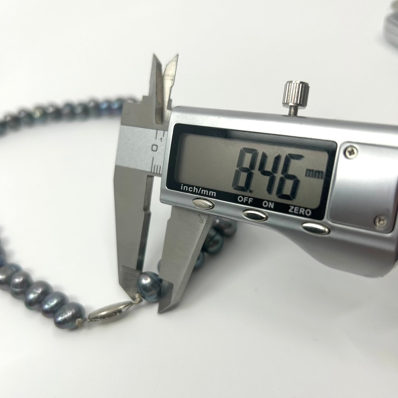 ブラックパール ネックレス バロック淡水真珠 本真珠 グラデーション シルバー金具 クラシカル ジュエリー アクセサリー I10