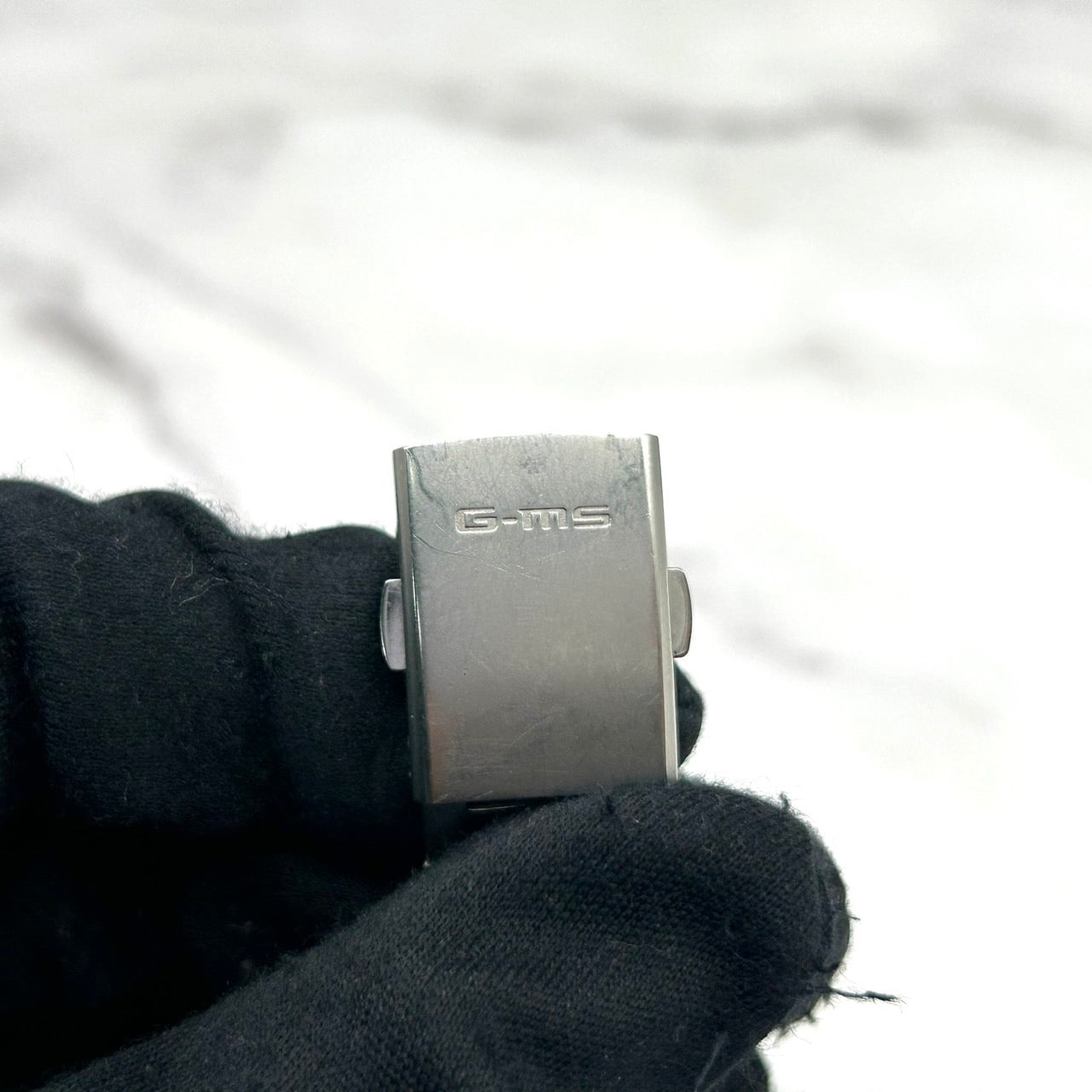 【限定モデル】 電池交換済 稼働品 希少 CASIO Baby-G G-MS MSG-550CR Chara コラボ 限定モデル レディース 腕時計 チャラ シルバー グリーン アナログ デイト表示 クオーツ 耐衝撃構造 裏蓋サイン刻印「小さな夢 大きな夢」G6