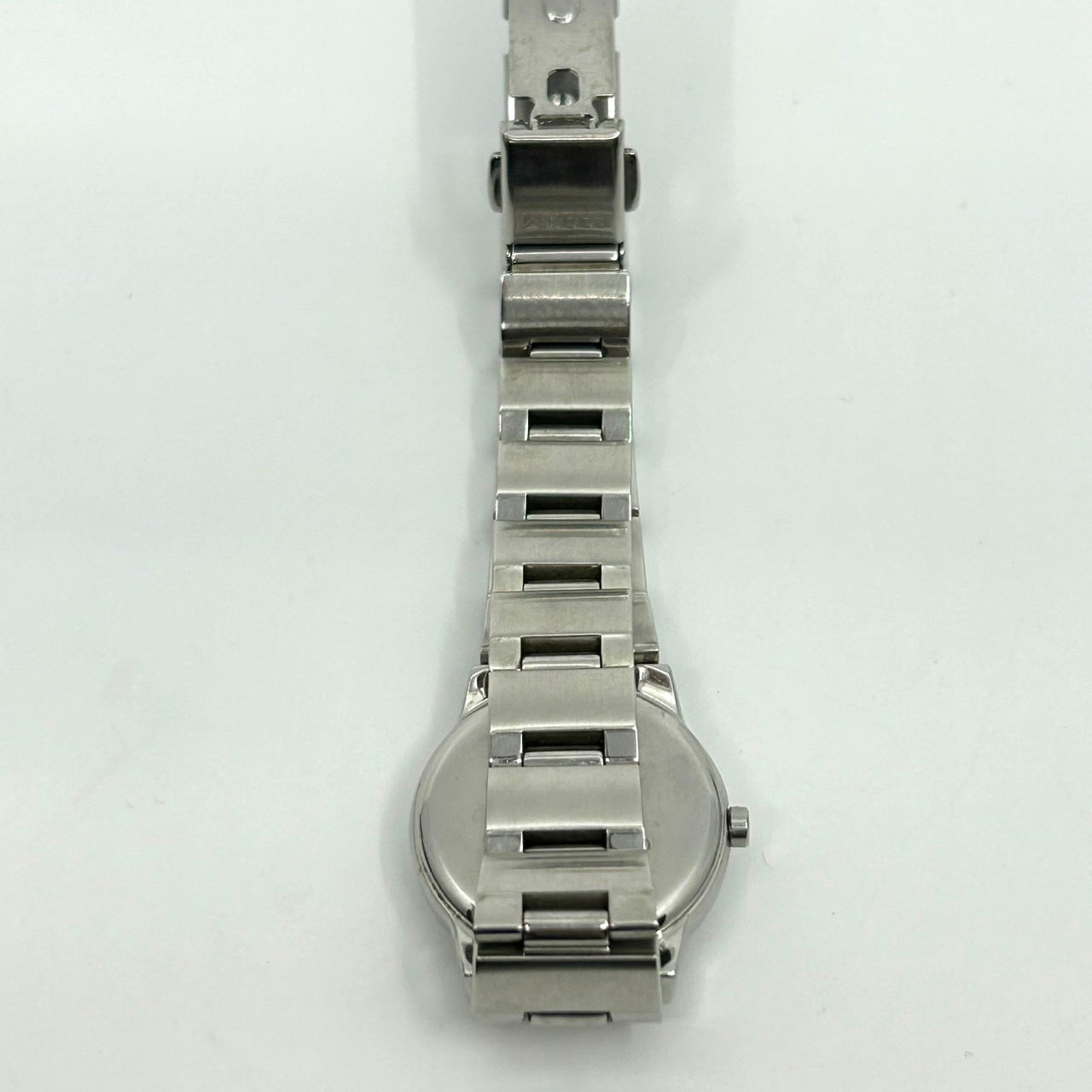 CITIZEN wicca シチズン ウィッカ エコドライブ E031-S022568 腕時計 レディース ソーラー アナログ パープルシェル文字盤 シルバー ピンク ローマ数字インデックス シェル 10気圧防水 稼働品 カラーストーン G5