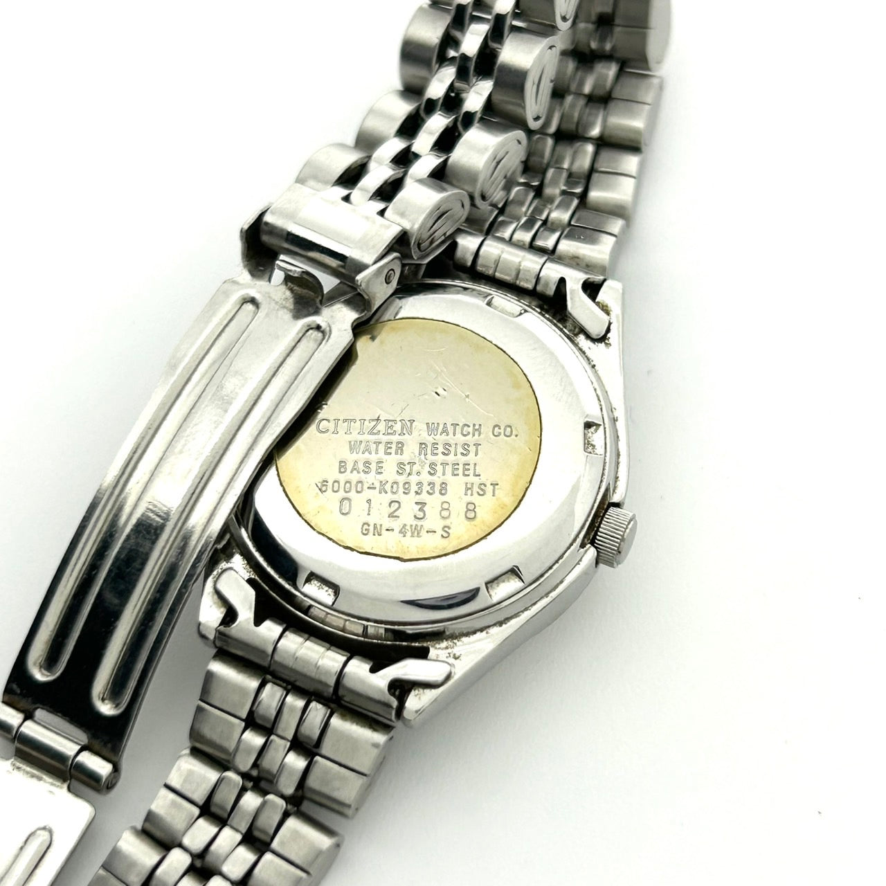 【電池交換済】 citizen シチズン クオーツ 腕時計 カットガラス 6000-K09338 デイデイト メンズ レディース ユニセックス アナログ シルバー ステンレス ラウンド クラシック ビンテージ エレガント ドレスウォッチ ビジネス G5