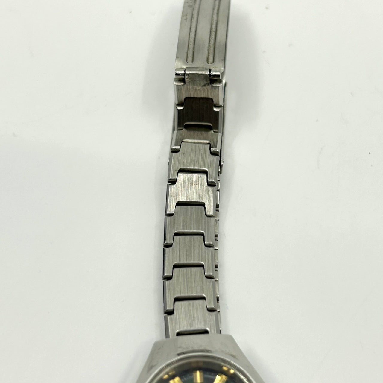 【稼働品】希少 citizen シチズン オートマチック 腕時計 レディース 4-661125 Y 自動巻き 21石 デイデイト グリーン文字盤 ビンテージ クラシック レトロ アナログ ドレスウォッチ シルバー カットガラス G5