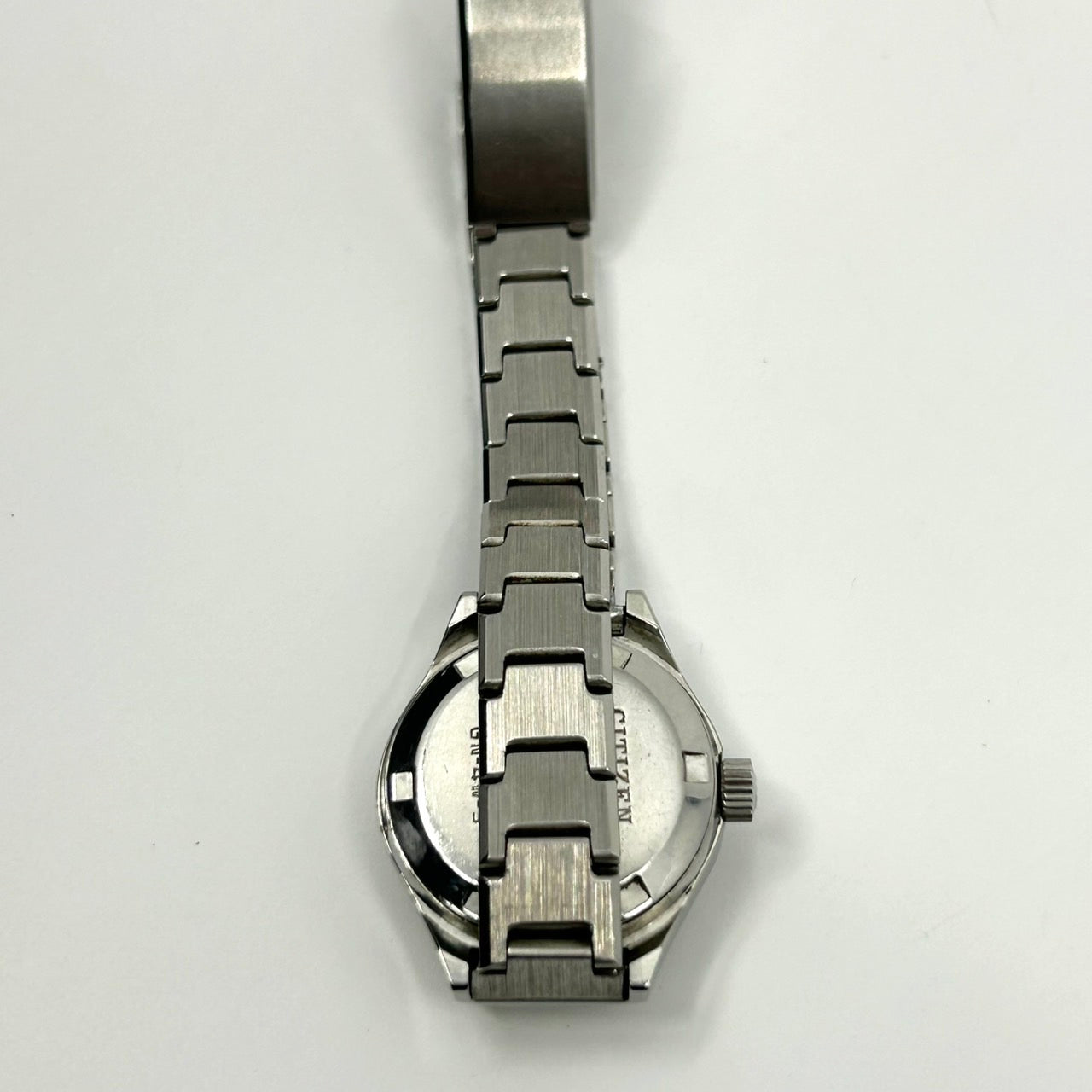 【稼働品】希少 citizen シチズン オートマチック 腕時計 レディース 4-661125 Y 自動巻き 21石 デイデイト グリーン文字盤 ビンテージ クラシック レトロ アナログ ドレスウォッチ シルバー カットガラス G5