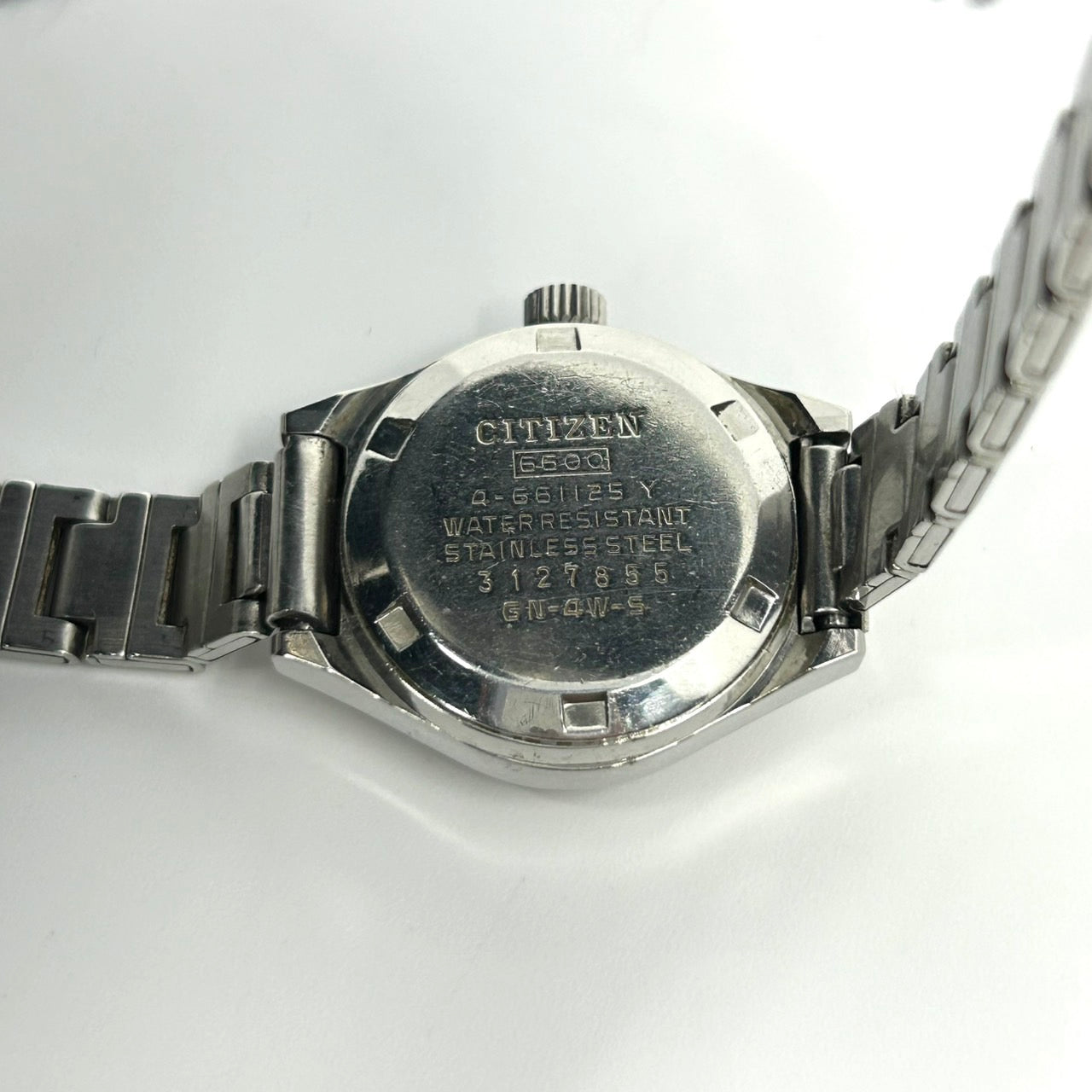 【稼働品】希少 citizen シチズン オートマチック 腕時計 レディース 4-661125 Y 自動巻き 21石 デイデイト グリーン文字盤 ビンテージ クラシック レトロ アナログ ドレスウォッチ シルバー カットガラス G5