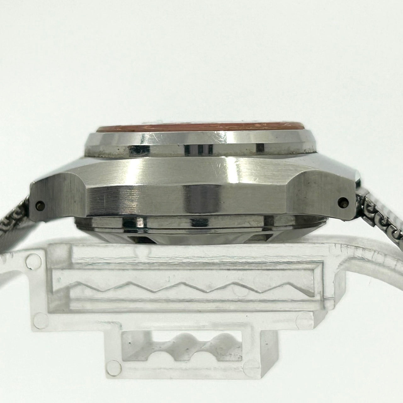 【稼働品】希少 シチズン コスモスターV2 腕時計 4-660536 Y 自動巻き 17石 デイデイト 黒文字盤 メンズ レディース ユニセックス ビンテージ アンティーク クラシック レトロ アナログ ドレスウォッチ シルバー クリーニング済 G5