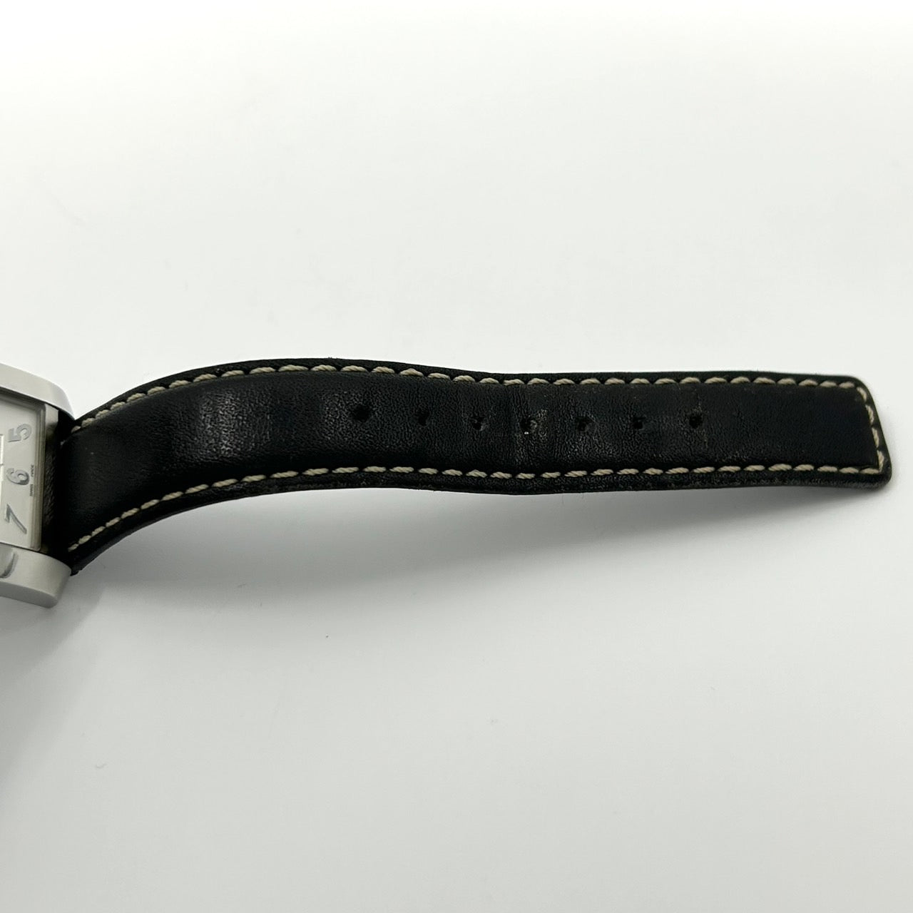 【電池交換済】 COACH コーチ 腕時計 0242 6.795.480 ユニセックス クオーツ レクタンギュラー デイト アナログ 白文字盤 レザーベルト スイス製 クラシック エレガント ドレスウォッチ ビジネス 通勤 通学 メンズ レディース G3