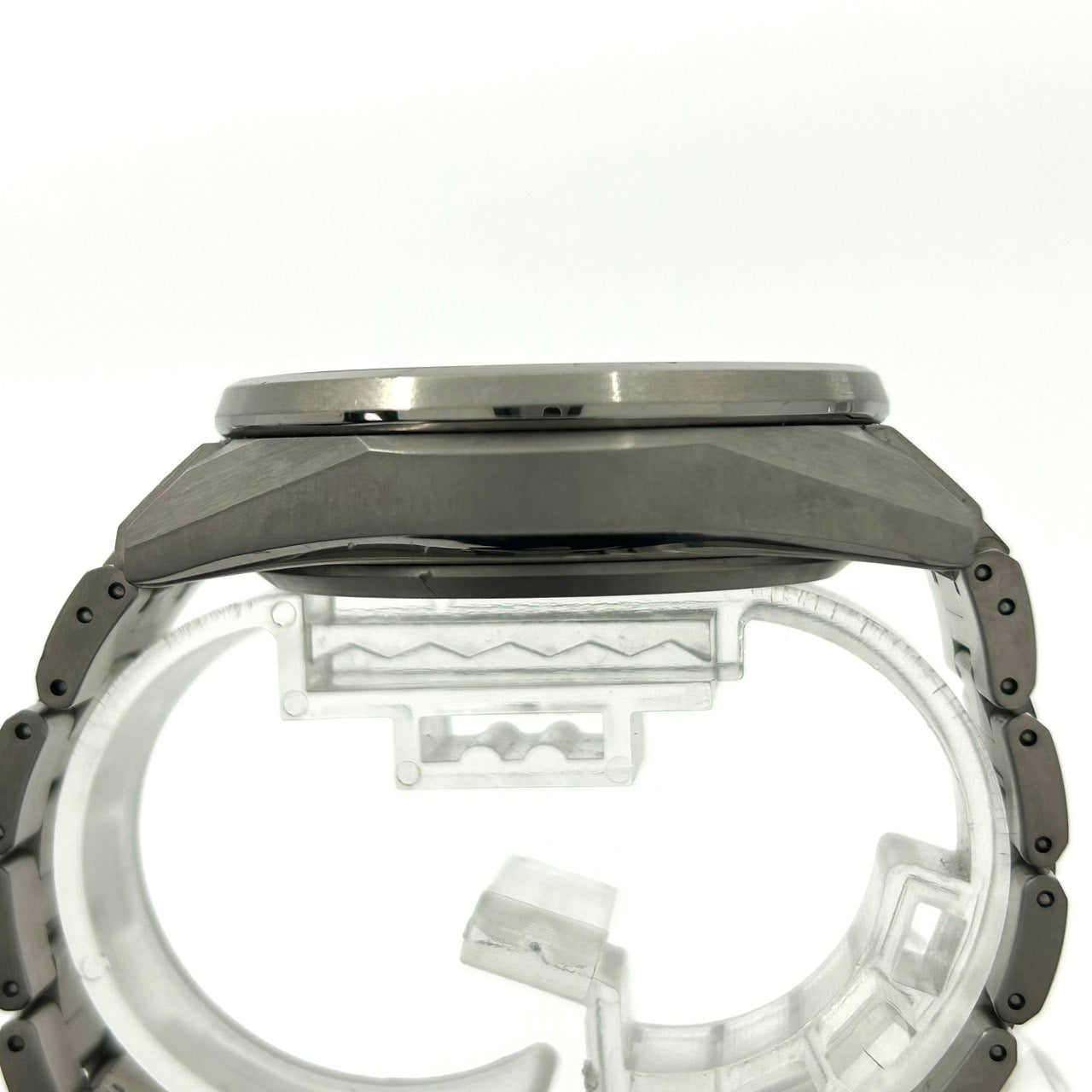 【極美品/稼働品】citizen シチズン アテッサ 腕時計 メンズ H610-T024564 エコドライブ 電波ソーラー クロノグラフ ワールドタイム デイト チタン ブルー文字盤 アナログ ビジネス 高機能 軽量 スタイリッシュ G2