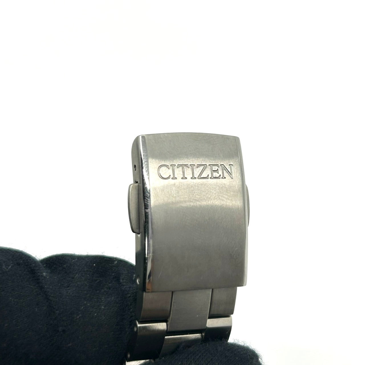 【極美品/稼働品】citizen シチズン アテッサ 腕時計 メンズ H610-T024564 エコドライブ 電波ソーラー クロノグラフ ワールドタイム デイト チタン ブルー文字盤 アナログ ビジネス 高機能 軽量 スタイリッシュ G2