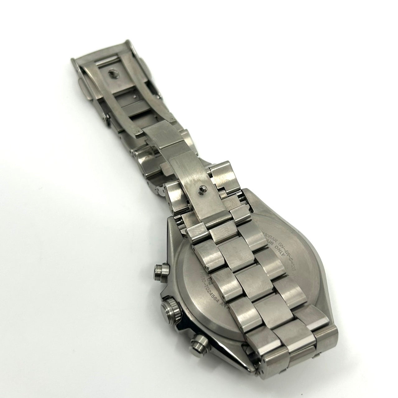 【極美品/稼働品】citizen シチズン アテッサ 腕時計 メンズ H610-T024564 エコドライブ 電波ソーラー クロノグラフ ワールドタイム デイト チタン ブルー文字盤 アナログ ビジネス 高機能 軽量 スタイリッシュ G2