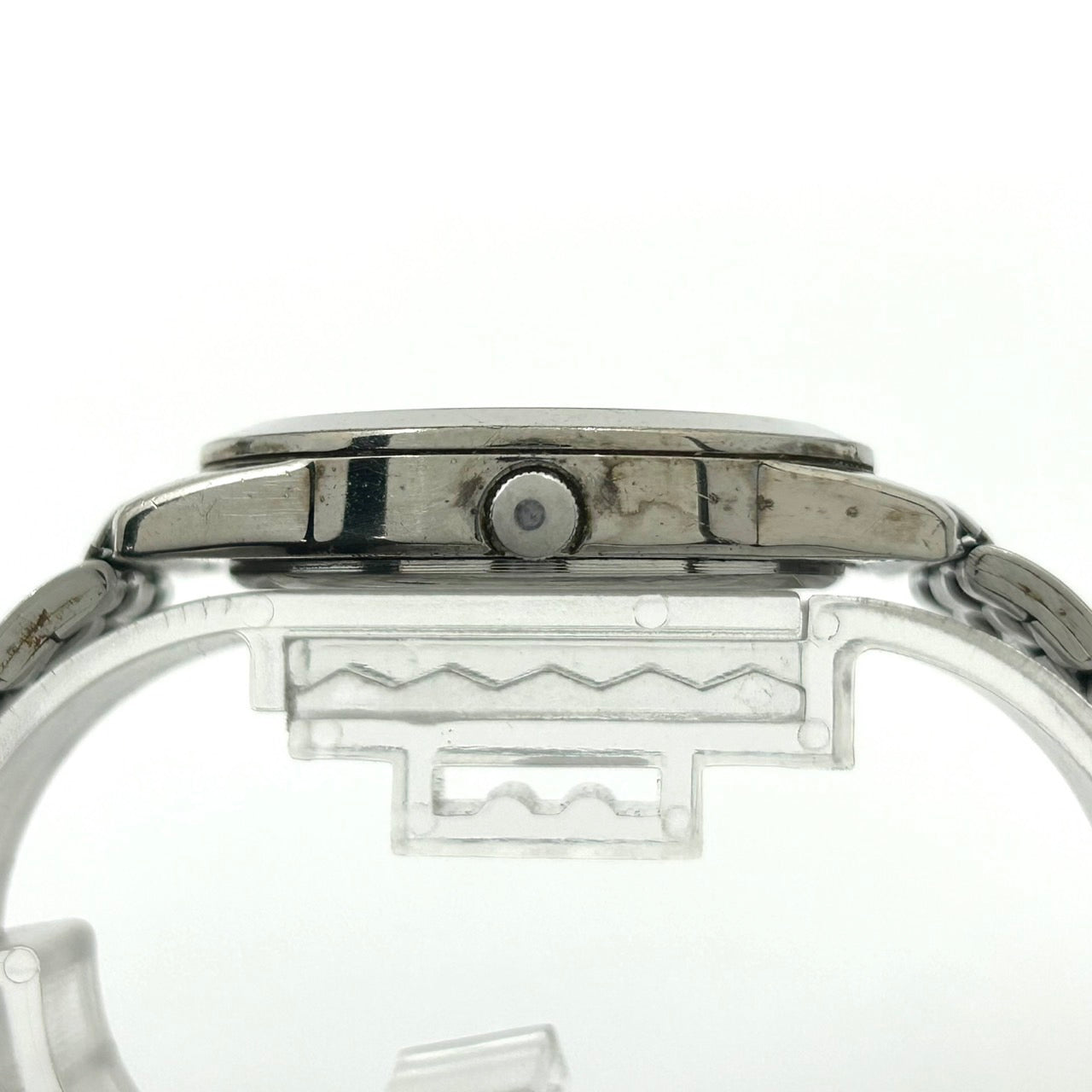 【稼働品】シチズン ジャンクション エコドライブ 腕時計 8800-K13561 CK ユニセックス ソーラー デイデイト アナログ 白文字盤 シルバー ステンレス シンプル クラシック カジュアル ビジネス 通勤 通学 ユニセックス クリーニング済 G2