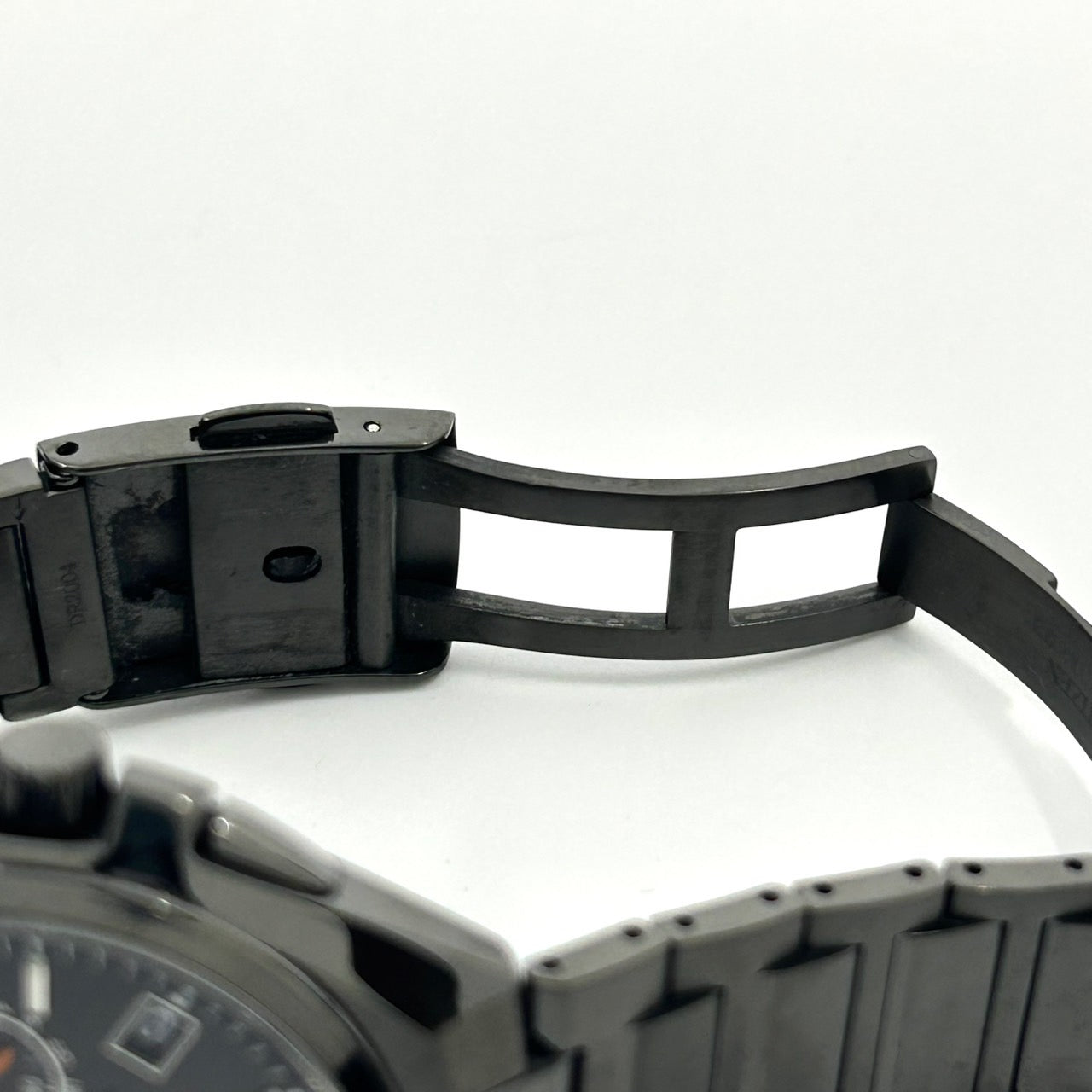 【未使用級/箱付】シチズン アテッサ 腕時計 メンズ E660-S121957 エコドライブ 電波ソーラー クロノグラフ ワールドタイム デイト チタン ブラック文字盤 アナログ ビジネス 高機能 軽量 スタイリッシュ エレガント 高級 クリーニング済 G