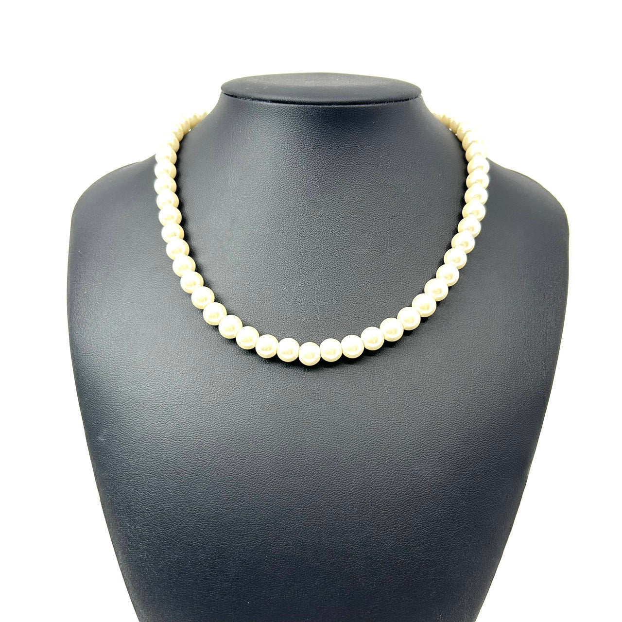 美品 新品同様 Near Mint 本真珠 あこや真珠 養殖真珠 パール ラウンド ホワイト ネックレス ペンダント レディース 8.1mm-8.3mm 冠婚葬祭 フォーマル カジュアル 全長約45cm i6