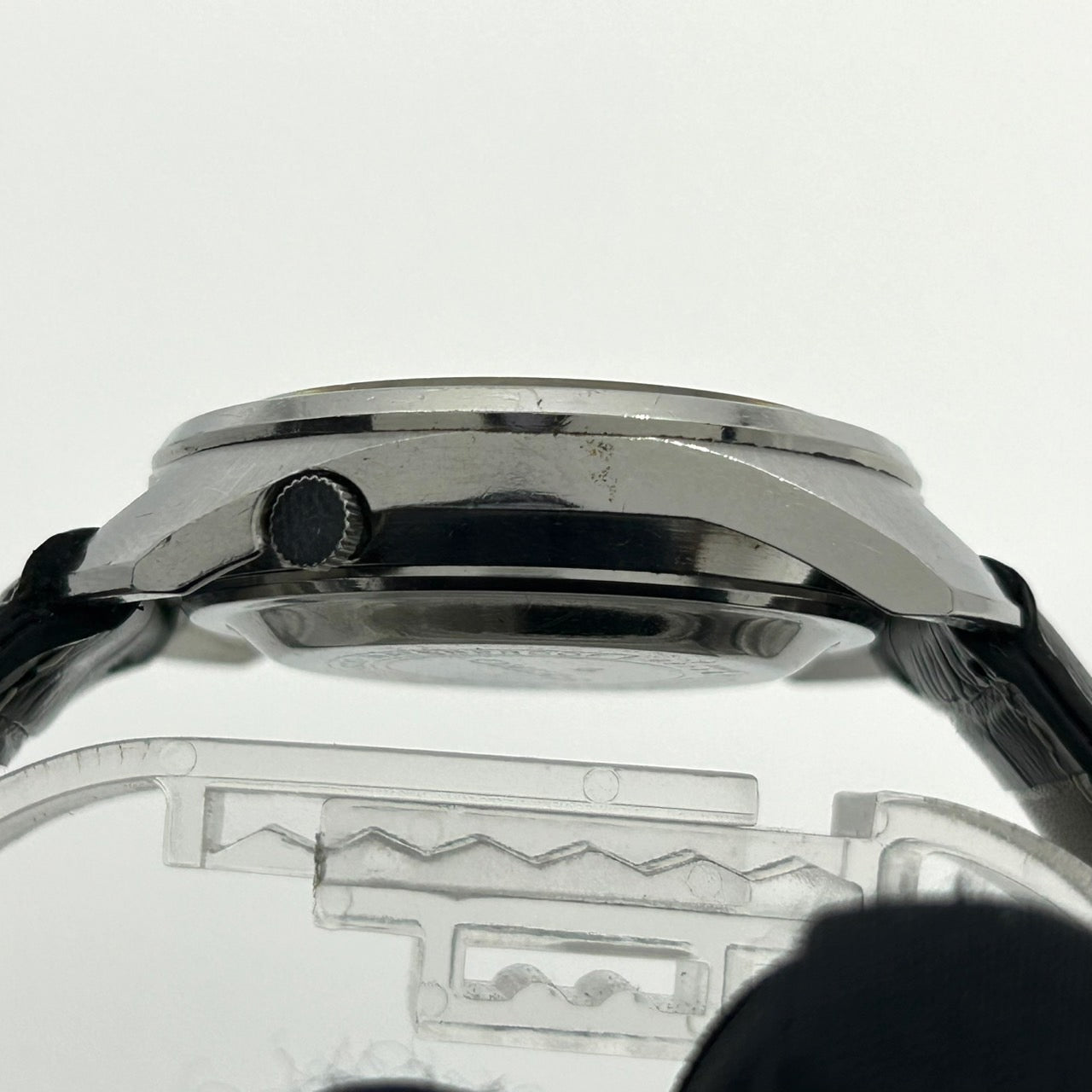 【稼働品/新品ベルト】SEIKO セイコー 5 ファイブ 腕時計 メンズ 自動巻き 6119-8220 21石 デイデイト シルバー文字盤 アナログ ビンテージ アンティーク クラシック レトロ ビジネスウォッチ クリーニング済 G4