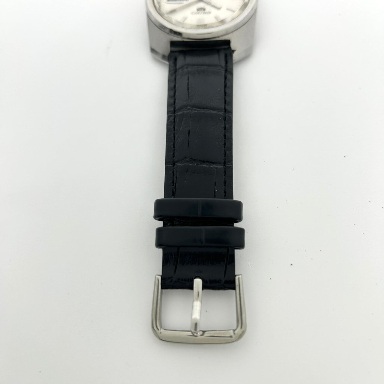 【稼働品/新品ベルト】SEIKO セイコー 5 ファイブ 腕時計 メンズ 自動巻き 6119-8220 21石 デイデイト シルバー文字盤 アナログ ビンテージ アンティーク クラシック レトロ ビジネスウォッチ クリーニング済 G4