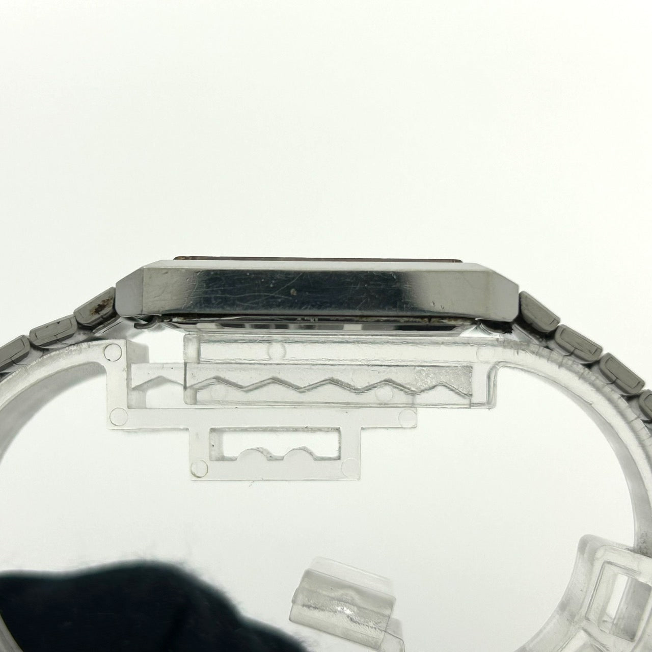 【電池交換済／稼働品】 SEIKO セイコー クオーツ 5Y01-5040 メンズ 腕時計 スクエア シルバー ゴールド コンビ アナログ ビンテージ アンティーク レトロ クラシック ドレスウォッチ ビジネス クリーニング済 G4