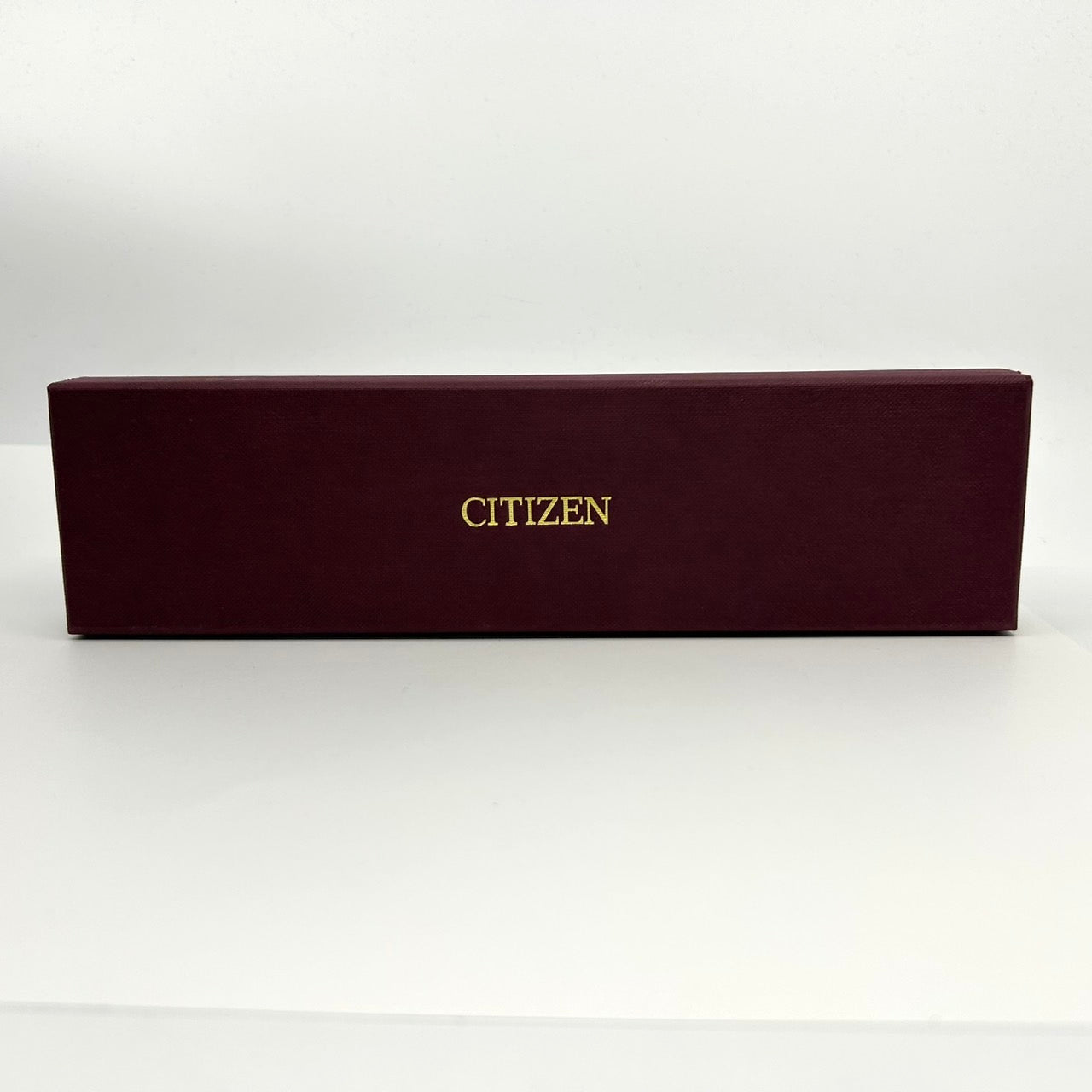 【稼働品/極美品/箱付】CITIZEN シチズン STILETTO G431-T011683 エコドライブ メンズ 腕時計 ソーラー 薄型 シルバー 白文字盤 ブラックレザーベルト ドレスウォッチ エレガント クラシック ビジネス クリーニング済 G