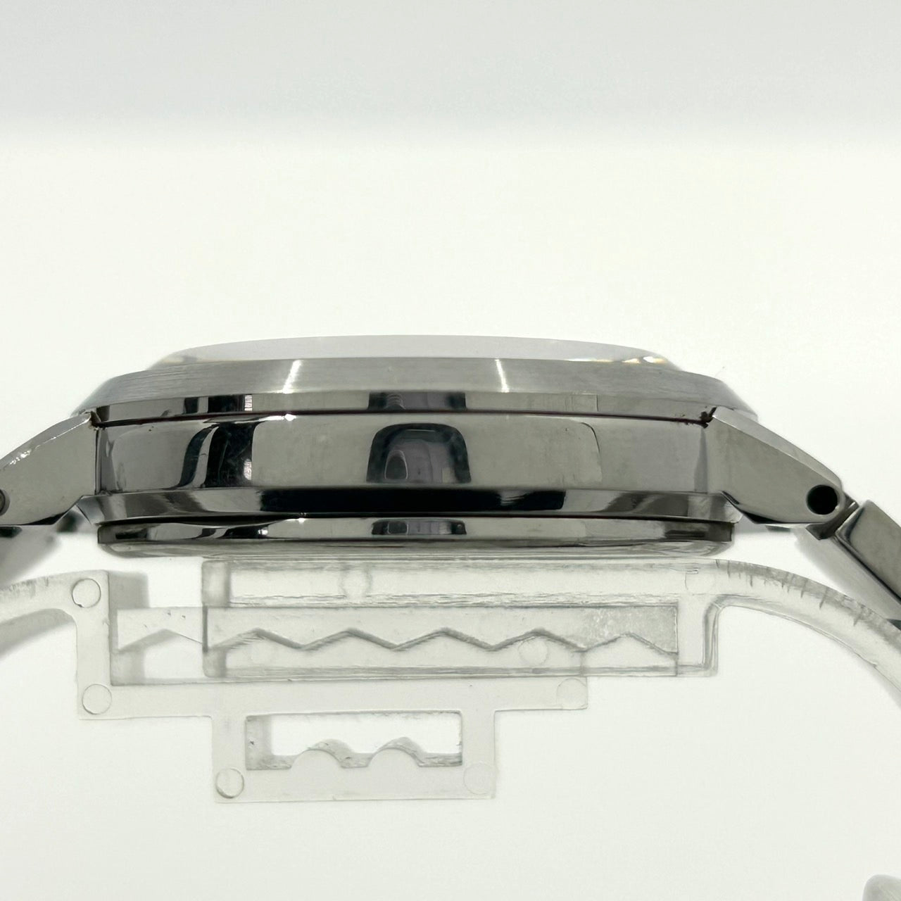 【電池交換済／稼働品】 CITIZEN シチズン xC クロスシー メンズ 腕時計 0560-H16889 クオーツ クロノグラフ デイト 青文字盤 シルバー ステンレススチール アナログ エレガント クラシック ビジネス フォーマル クリーニング済 G4