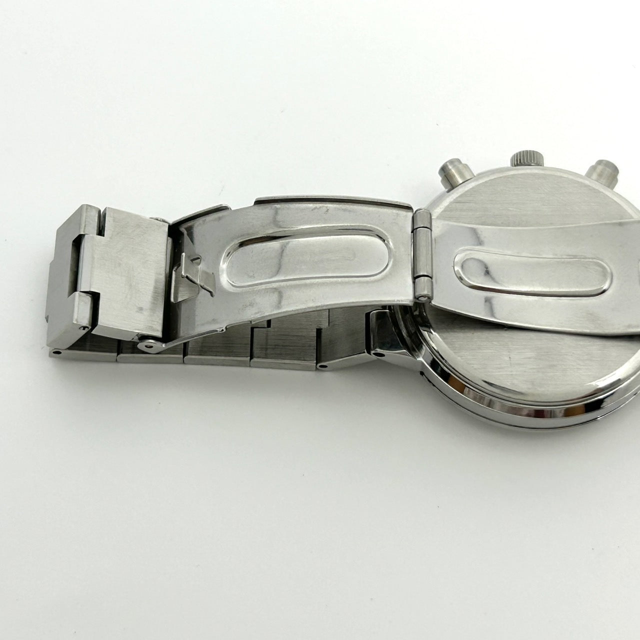 【電池交換済／稼働品】 CITIZEN シチズン xC クロスシー メンズ 腕時計 0560-H16889 クオーツ クロノグラフ デイト 青文字盤 シルバー ステンレススチール アナログ エレガント クラシック ビジネス フォーマル クリーニング済 G4