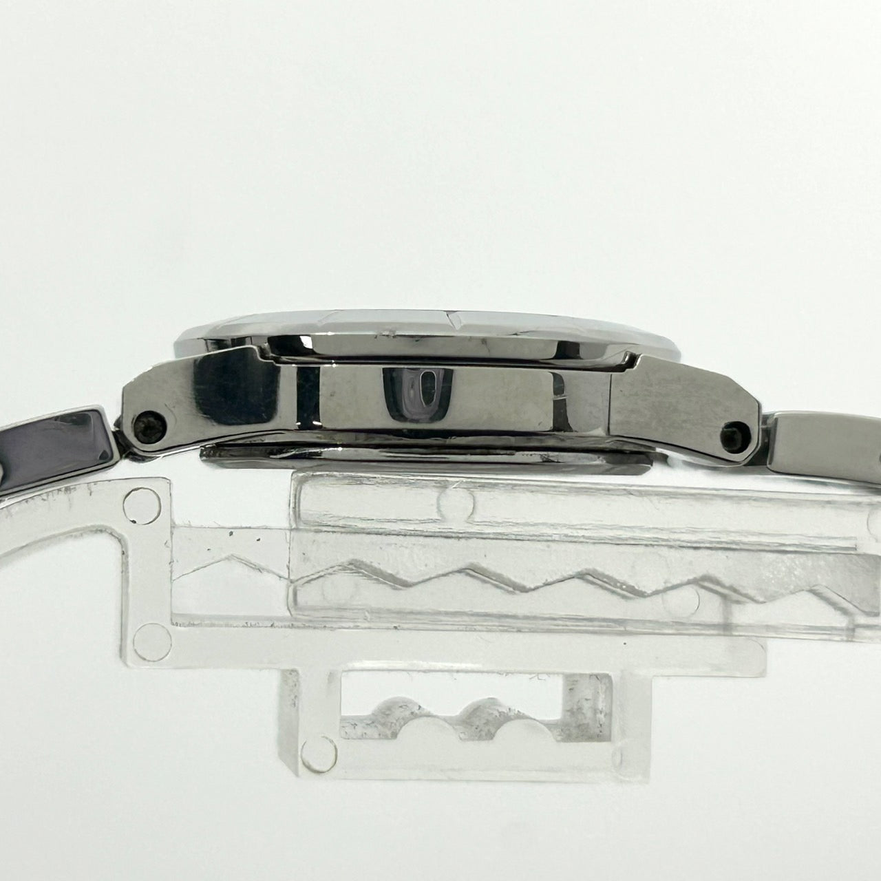 【稼働品】SEIKO セイコー LUKIA ルキア 4N21-1130 レディース 腕時計 クオーツ アナログ 白蝶貝文字盤 パープルシェル シルバー ステンレススチール 10気圧防水 エレガント フェミニン ドレスウォッチ クリーニング済 G2