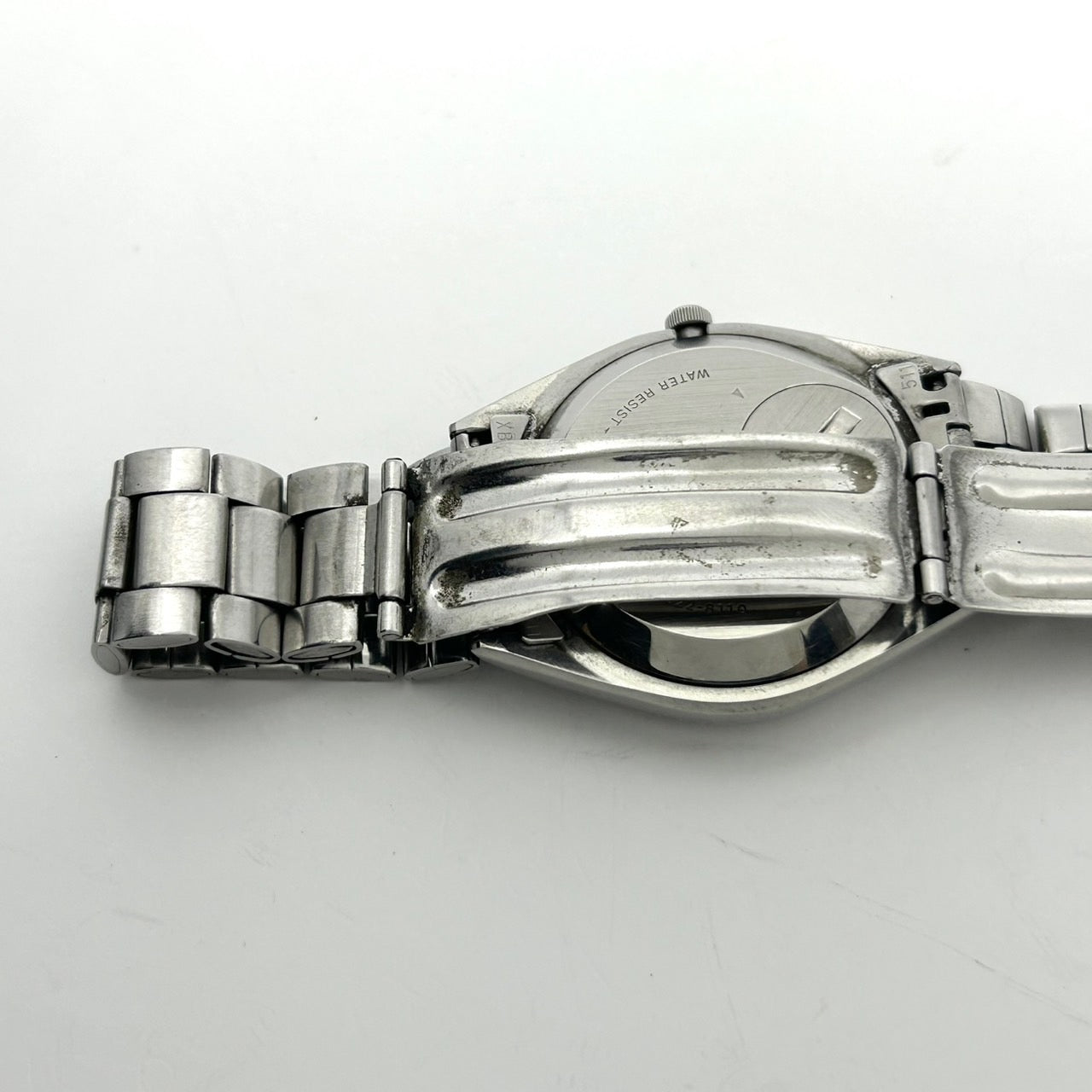 美品 希少 セイコー キングクォーツ KQ 腕時計 メンズ 4822-8110 3針 デイデイト シルバー 白文字盤 SS ラウンド クォーツ 純正ベルト ヴィンテージ SEIKO G1