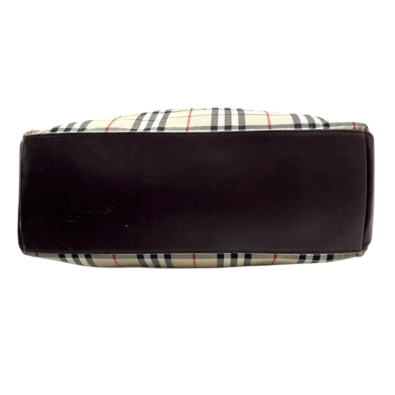 Burberry バーバリーブルーレーベル ショルダーバッグ ノバチェック スクエア型 キャンバス レザー ブラウン系 レディース 肩掛け 斜め掛け クロスボディ 定番 人気 クラシック ビンテージデザイン S31