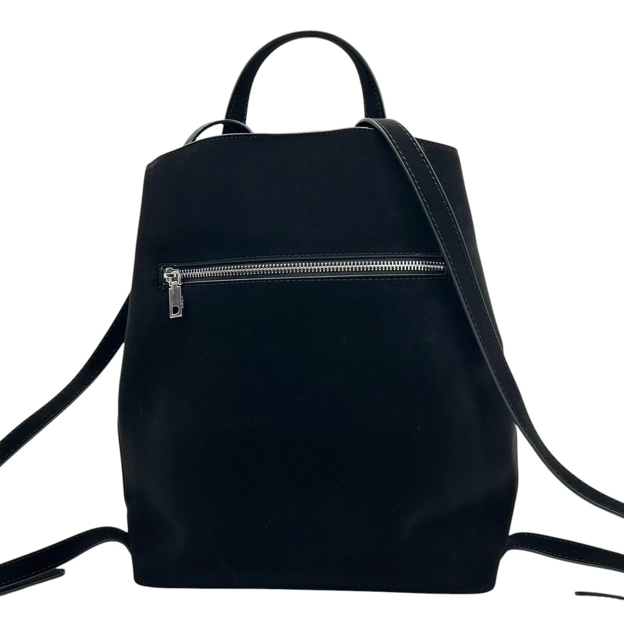 Desigual デシグアル バックパック リュックサック ブラック 黒 レディース メンズ ユニセックス 多機能ポケット A4収納可 PVC スタイリッシュ モダンデザイン 通勤 通学 カジュアル ロゴ シルバー金具 クリーニング済み s49