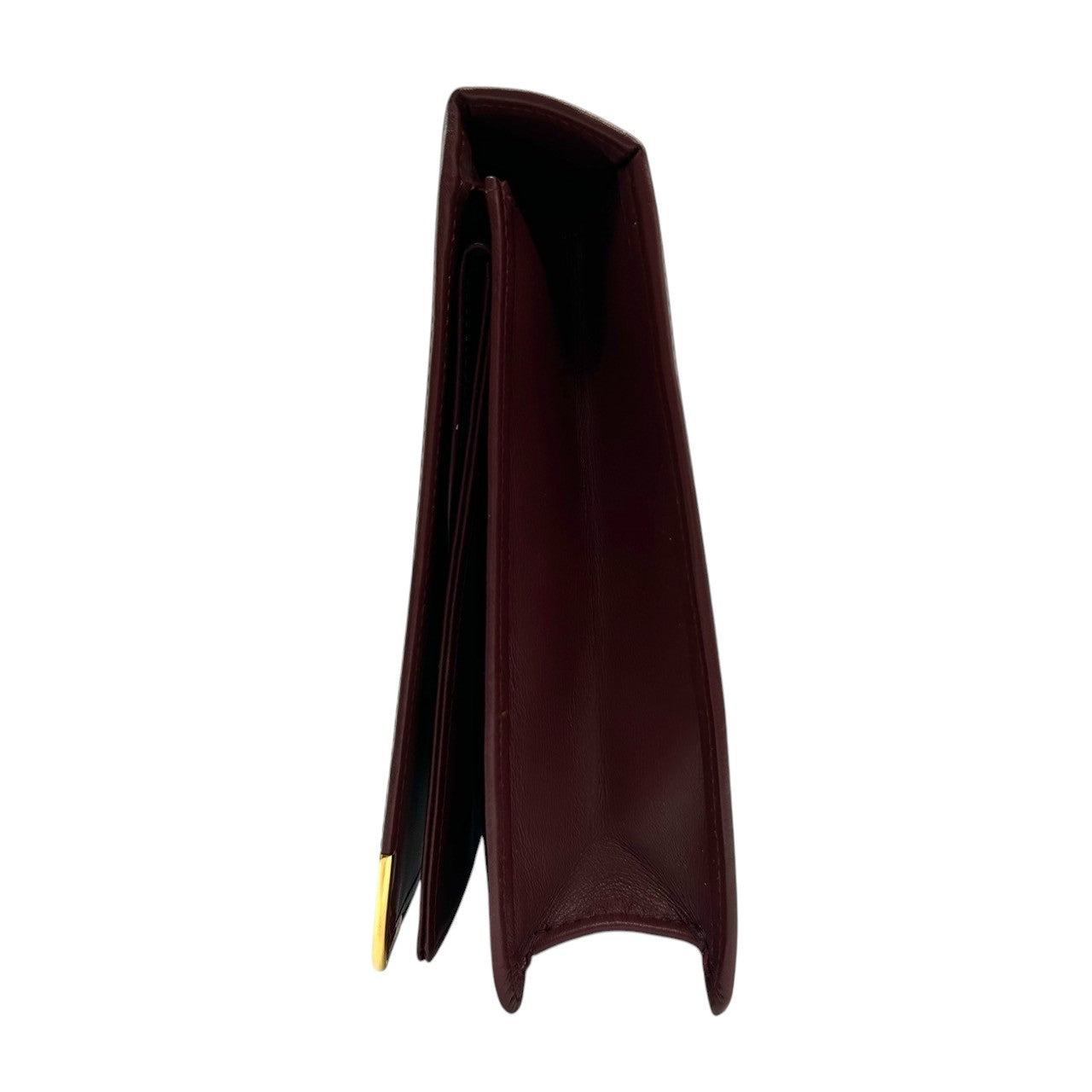 【訳あり】カルティエ クラッチバッグ マストライン セカンドバッグ メンズ レディース Cartier レザー 本革 ボルドー ワインレッド 2Cロゴ Cドゥカルティエ ヴィンテージ エレガント クラシック 高級感 ユニセックス 保存袋付 s41