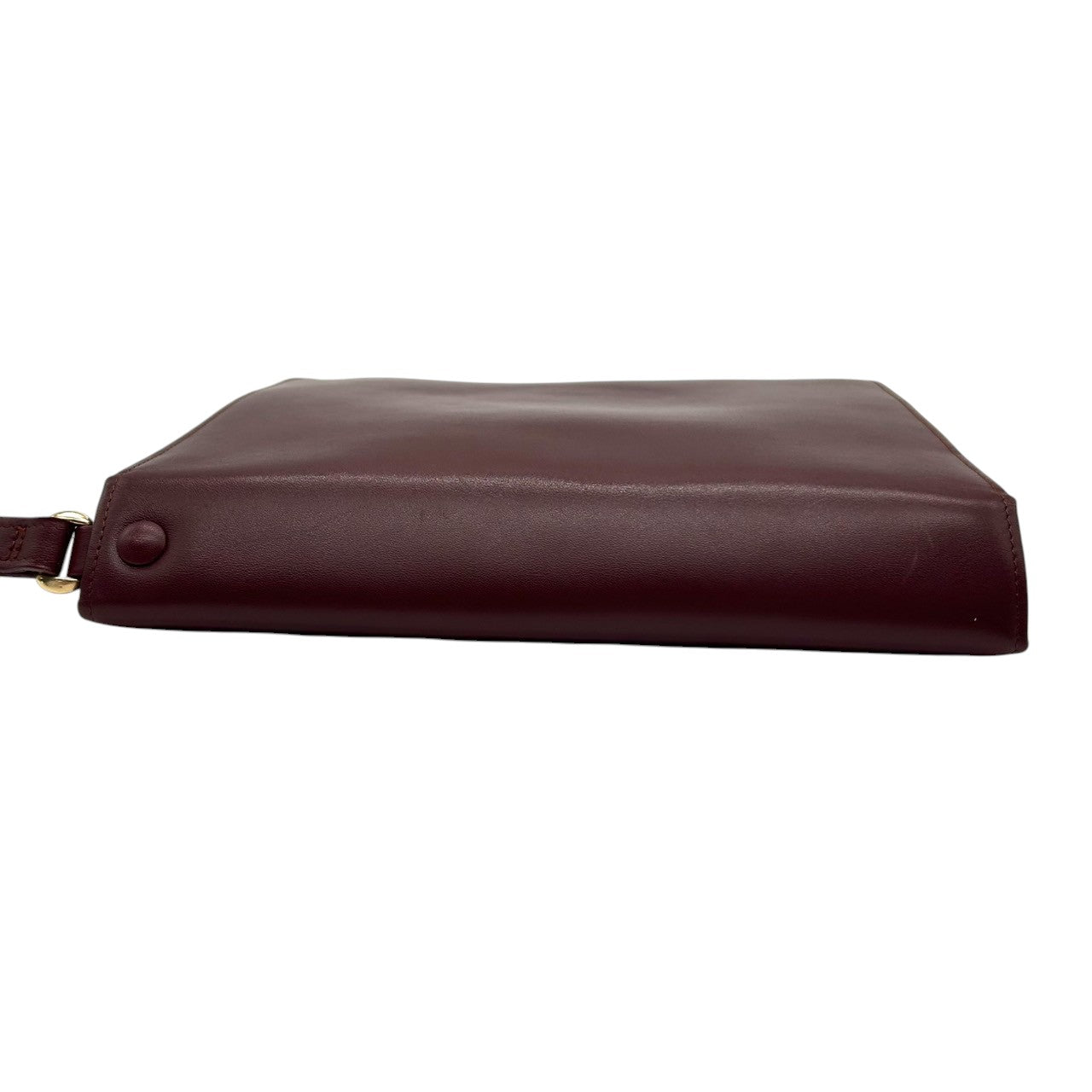 【訳あり】カルティエ クラッチバッグ マストライン セカンドバッグ メンズ レディース Cartier レザー 本革 ボルドー ワインレッド 2Cロゴ Cドゥカルティエ ヴィンテージ エレガント クラシック 高級感 ユニセックス 保存袋付 s41