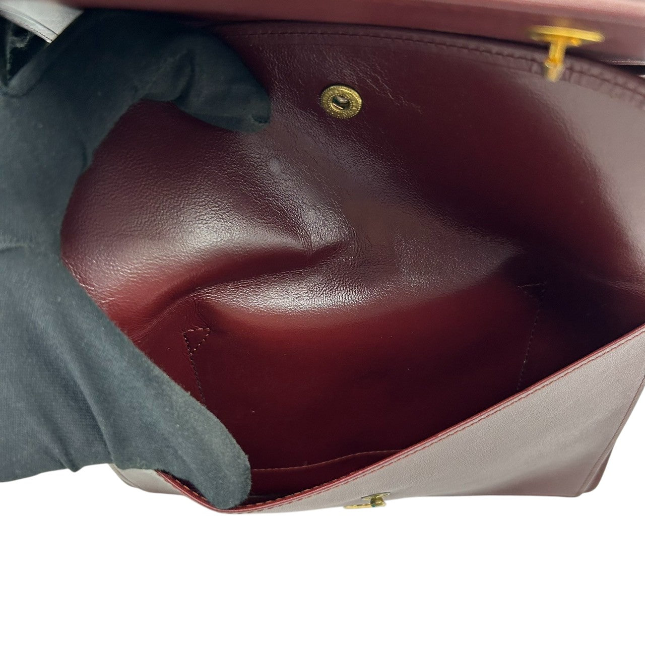 【訳あり】カルティエ クラッチバッグ マストライン セカンドバッグ メンズ レディース Cartier レザー 本革 ボルドー ワインレッド 2Cロゴ Cドゥカルティエ ヴィンテージ エレガント クラシック 高級感 ユニセックス 保存袋付 s41